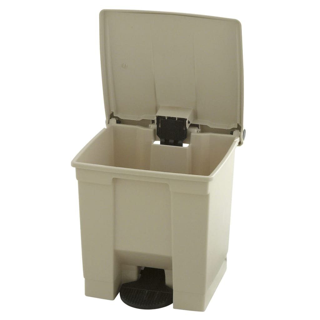 Rubbermaid 30 Classic Mülleimer L Tretmülleimer Beige