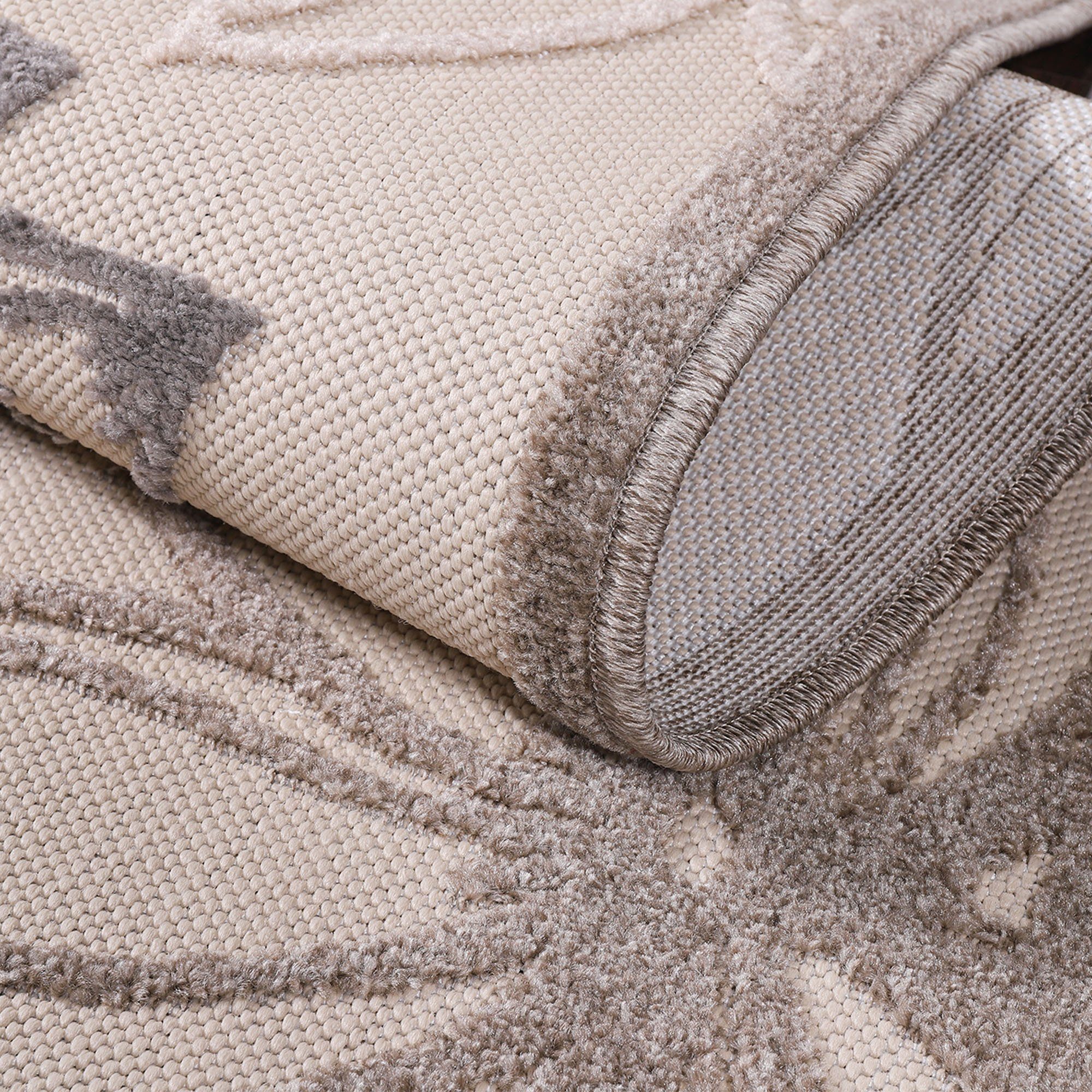 Sanat Teppich Floral 2 Outdoor, rechteckig, Höhe: 6 mm, In- und Outdoor geeignet, Blumen, Balkon, Terrasse, Außenbereich