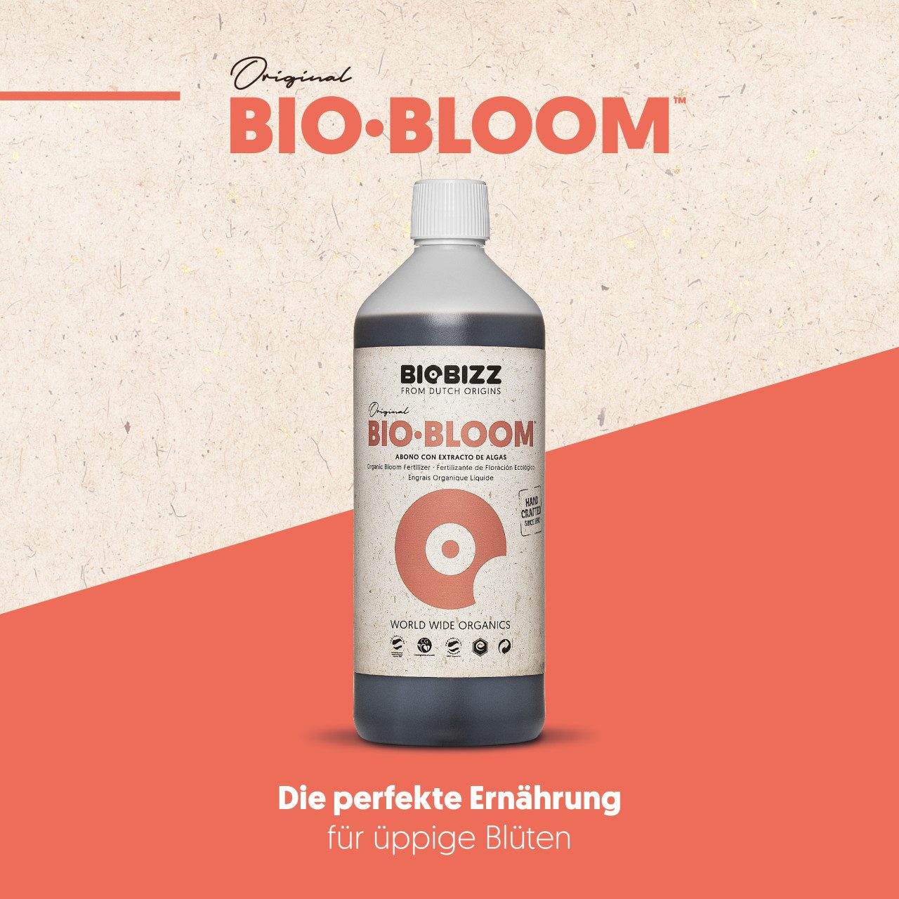 Biobizz Pflanzendünger BioBizz Grow Dünger Bio-Bloom 1 L, Bio