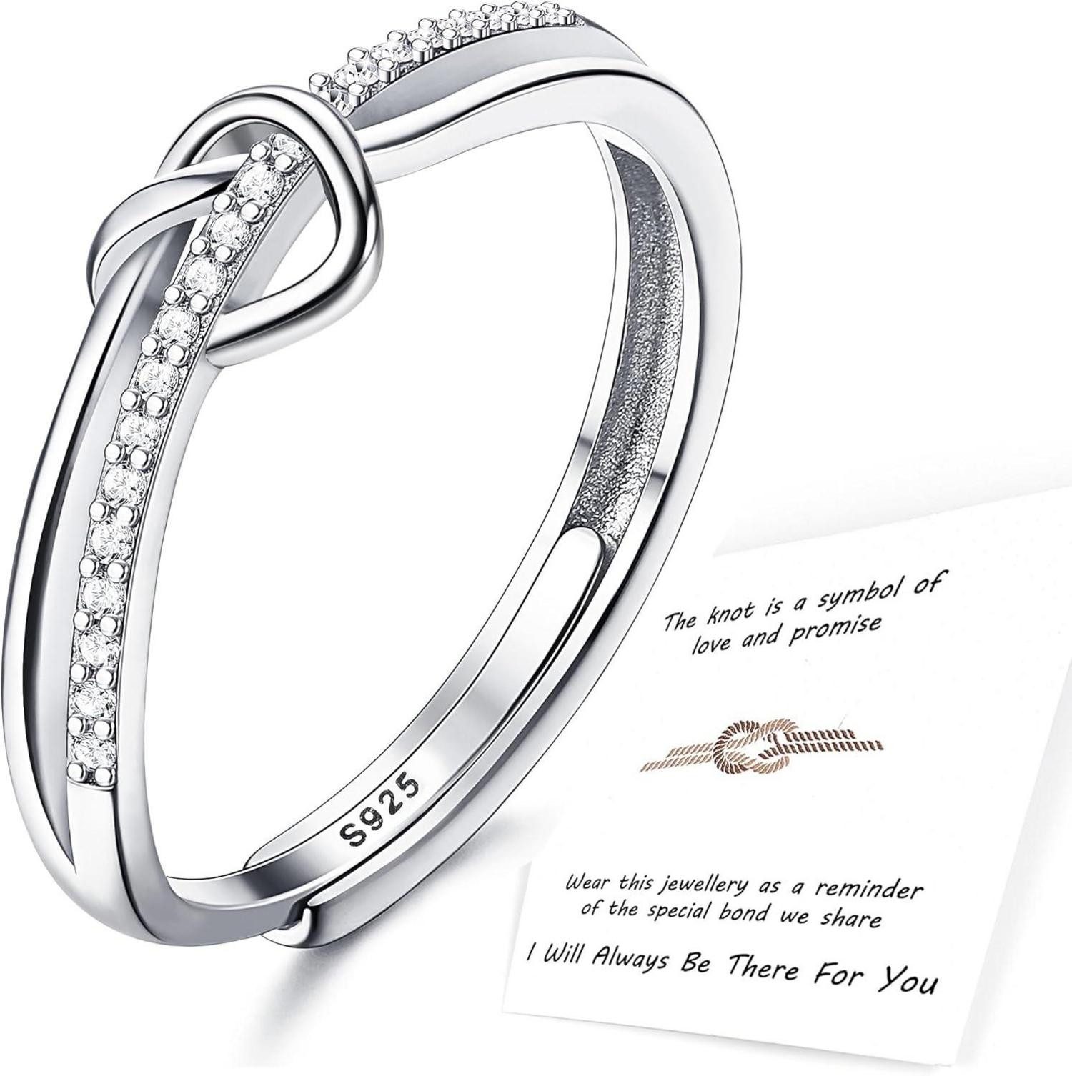 Adramata Verlobungsring 925 Sterling Silber Damenring günstig online kaufen