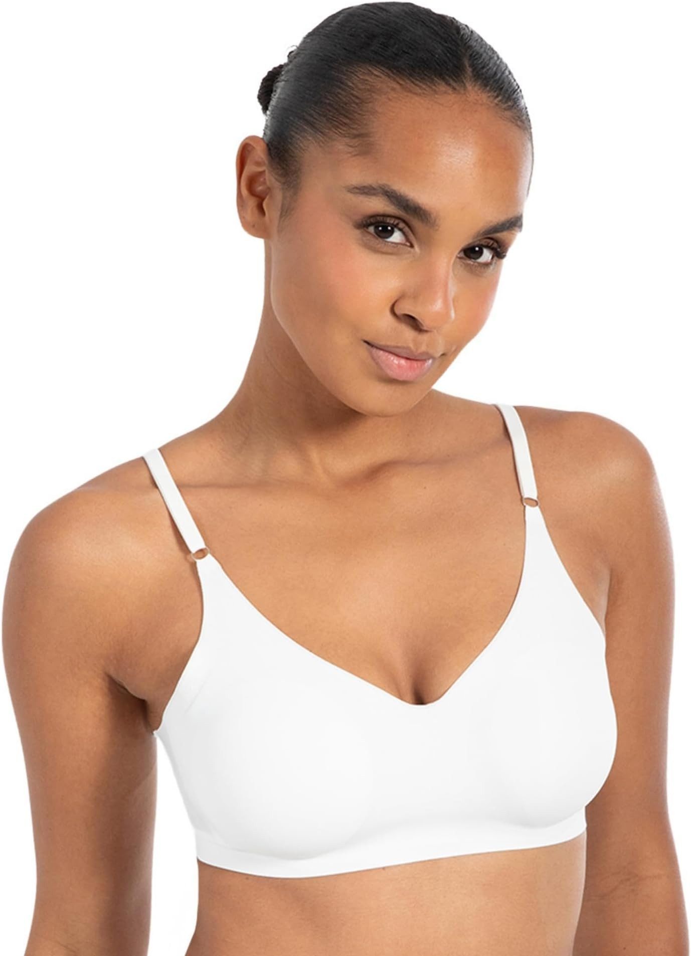 Smilodox Bralette Nysa mit Cups, leicht bügellos Komfort BH, anpassbare Träger Hochwertige Underwear, vielseitig einsetzbar, leichte Shapewear