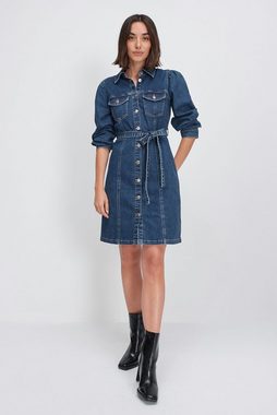 Next Jeanskleid Hemdblusenkleid aus Denim (1-tlg)