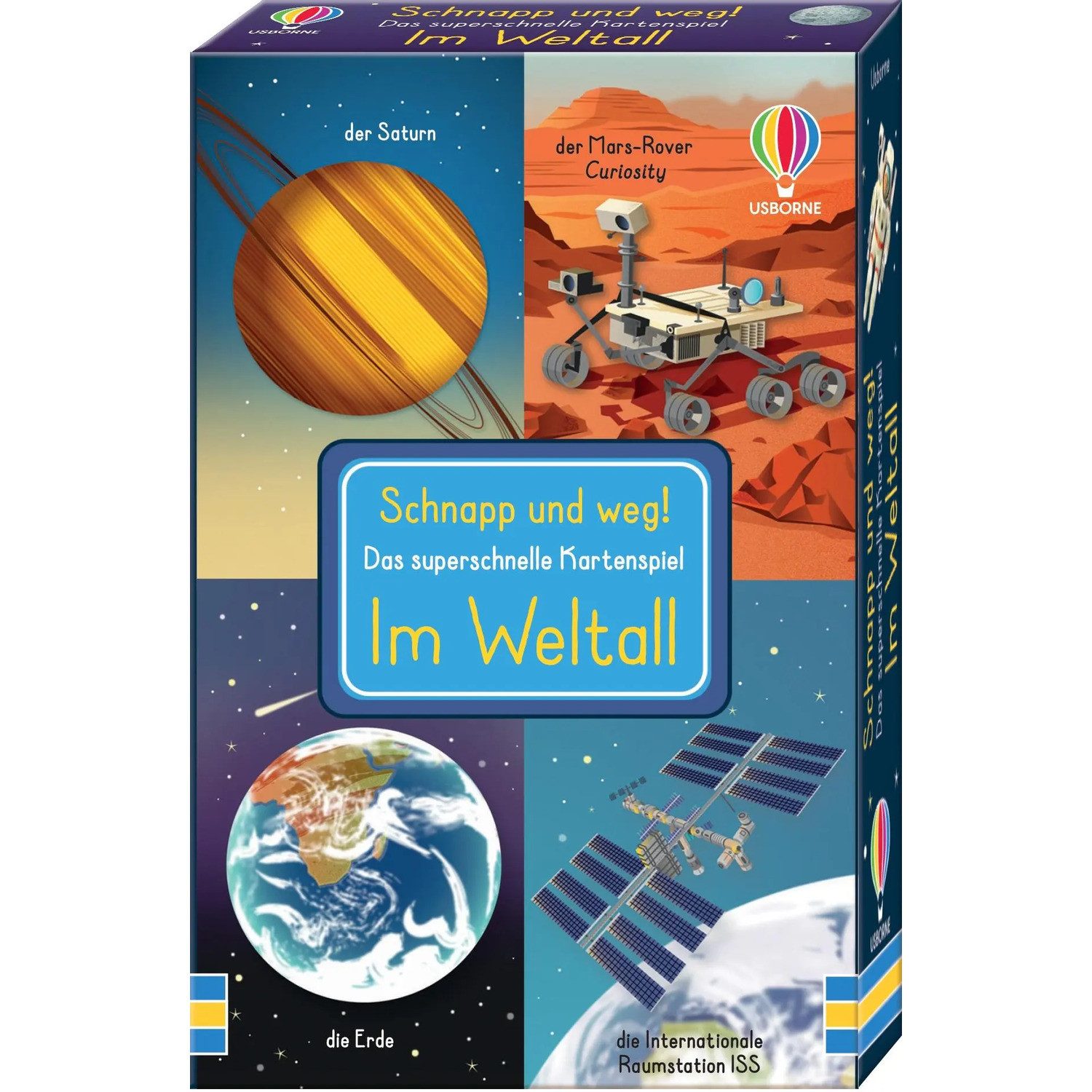 Usborne Verlag Spiel Schnapp und weg! Das superschnelle Kartenspiel: Im Weltall