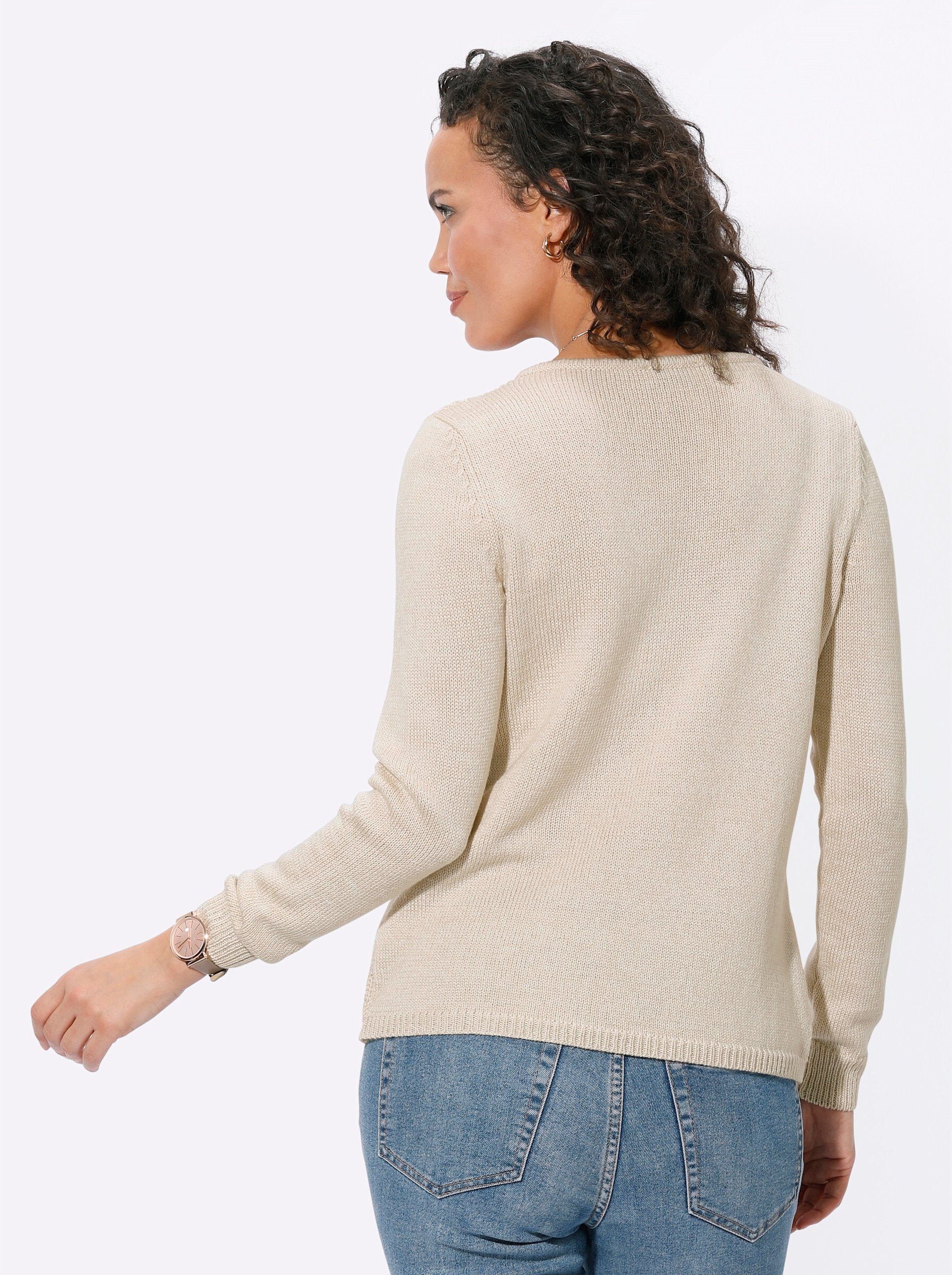 Witt Strickpullover V-Ausschnitt-Pullover . günstig online kaufen