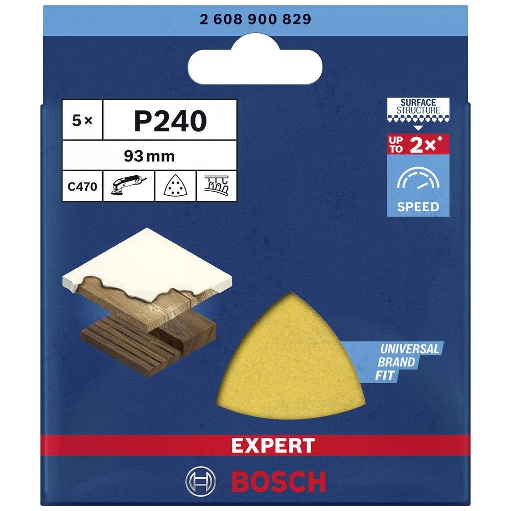 Schleifpapier Schleifpapier Deltaschleifer, BOSCH 93 mm, für 240 G