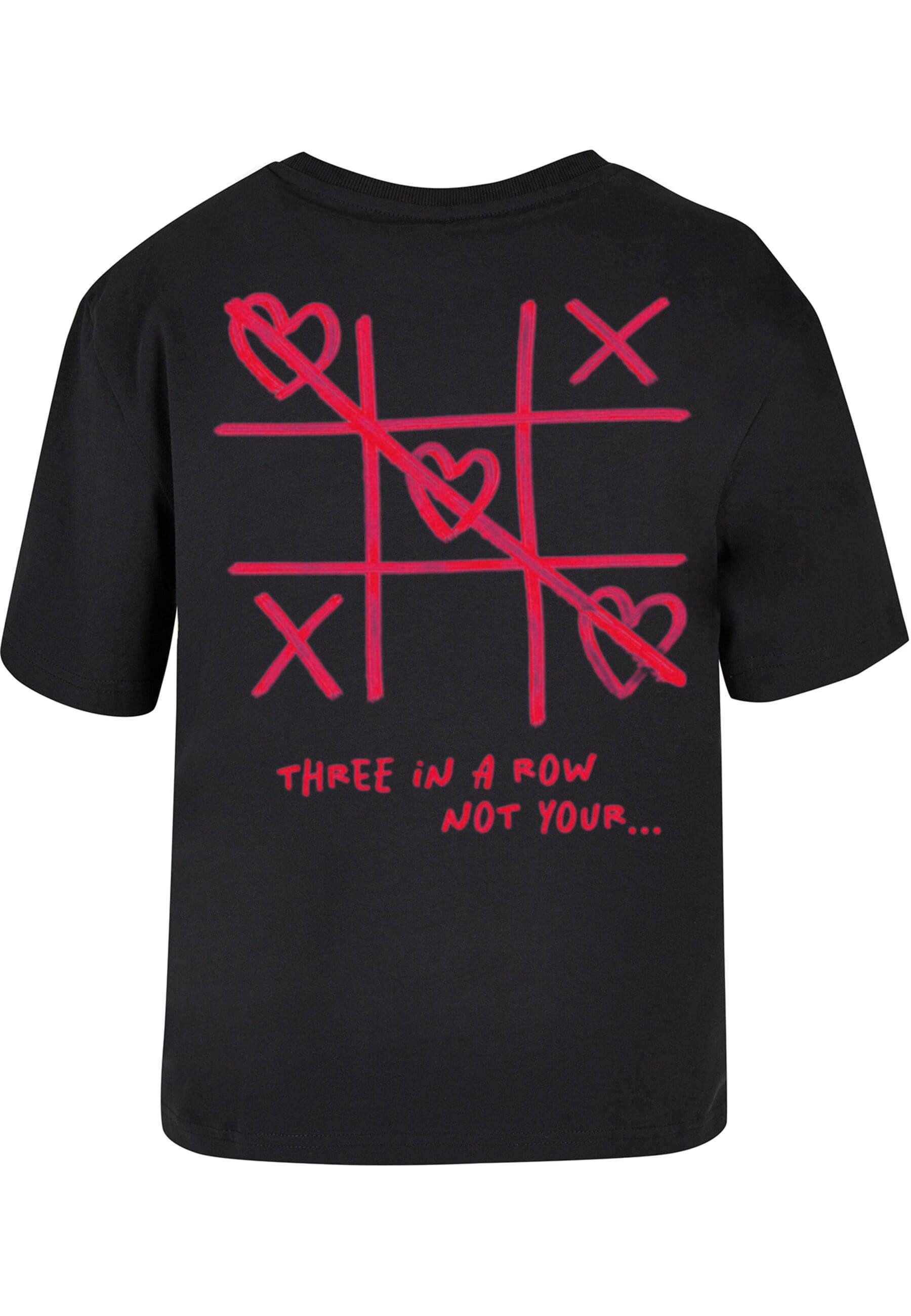 Miss Tee T-Shirt Miss Tee Damen Three In A Row Tee (1-tlg) günstig online kaufen