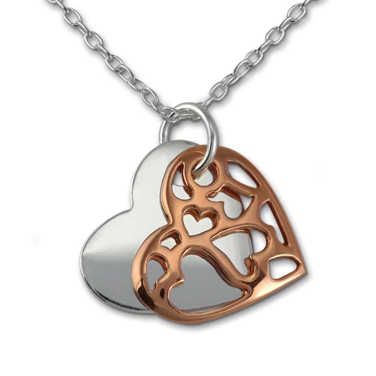 SilberDream Silberkette SilberDream Herz Halskette silber günstig online kaufen