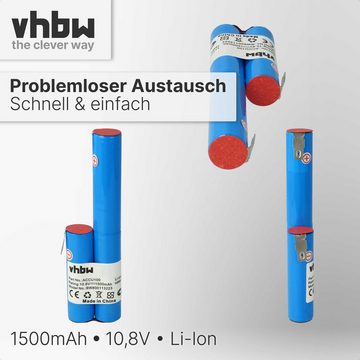 vhbw kompatibel mit Gardena Accu 100 Akku Li-Ion 1500 mAh (10,8 V)