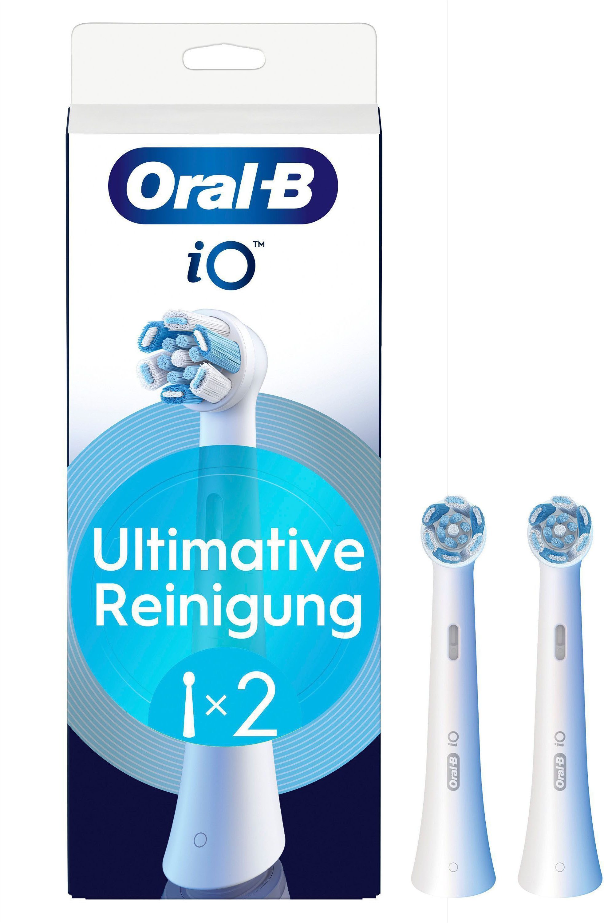 Oral-B Aufsteckbürsten iO Ultimative Reinigung, für fortgeschrittene Tiefenreinigung und Plaque-Entfernung