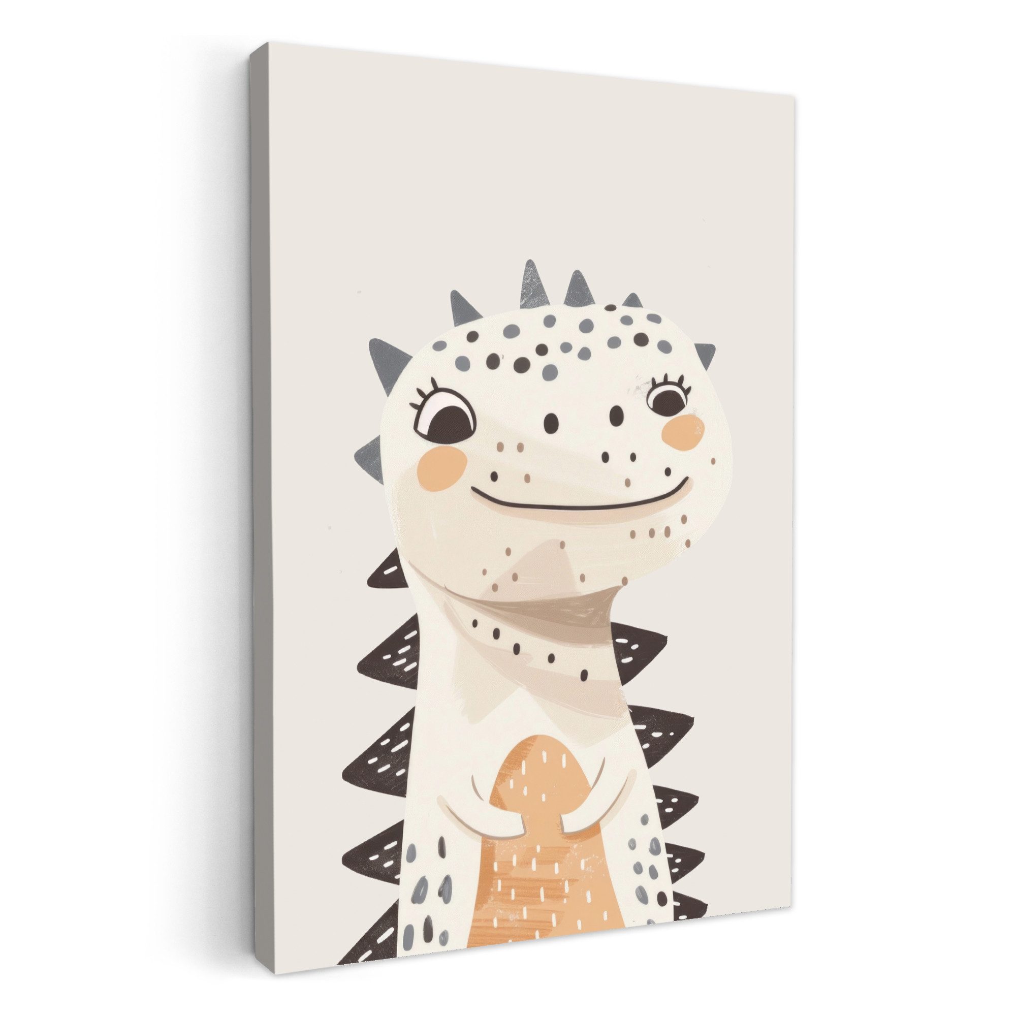 OneMillionCanvasses® Leinwandbild Dinosaurier - Pastellfarben, Fotodruck günstig online kaufen