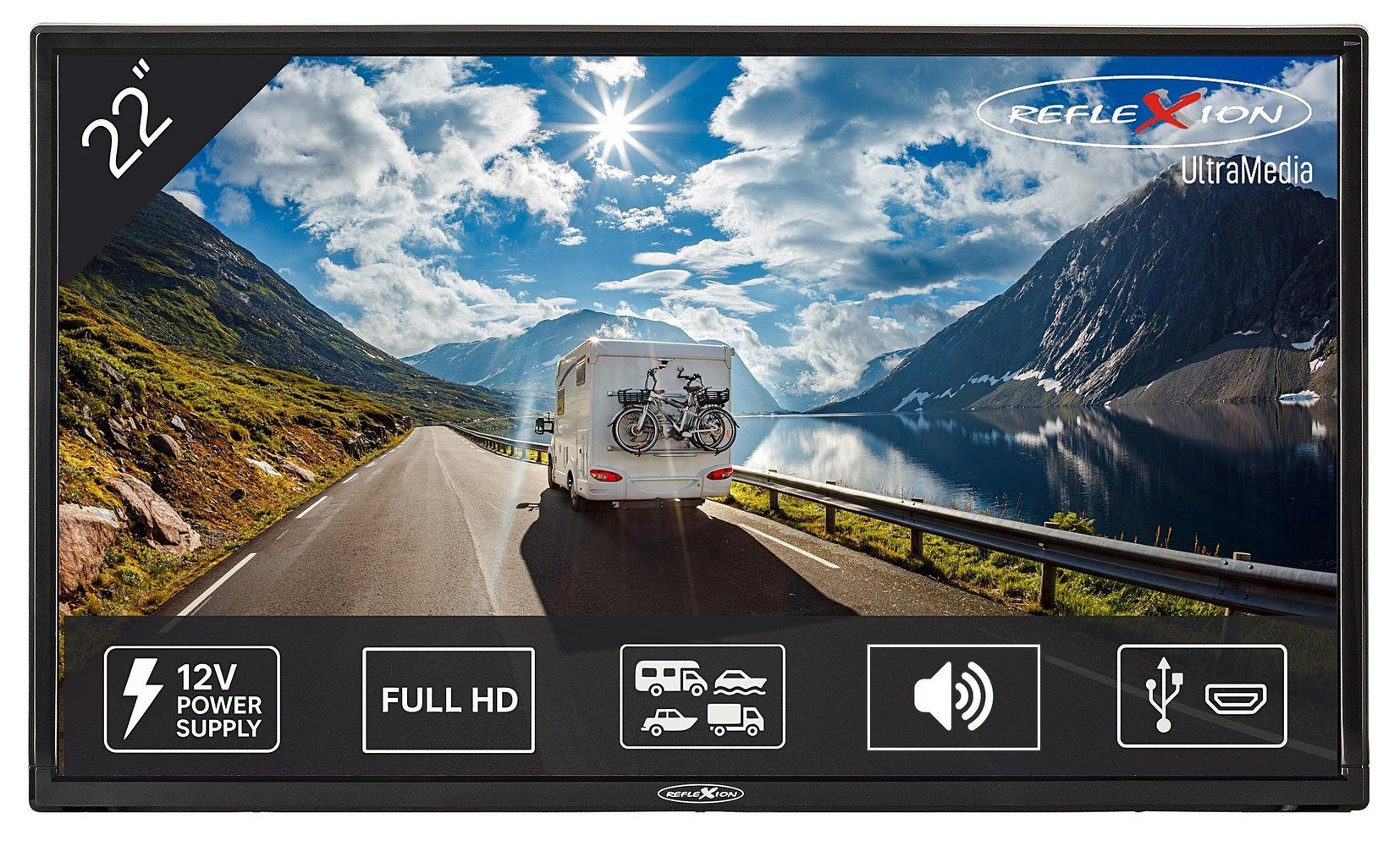 Reflexion LED2225 LED-Fernseher (22 Zoll, Full HD)