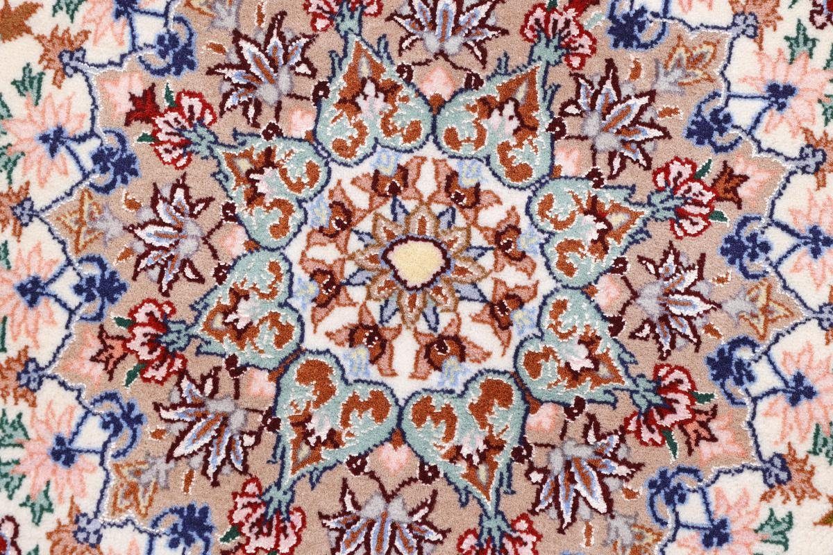Seidenkette 111x168 rechteckig, Orientteppich, Trading, mm Nain Höhe: Handgeknüpfter Isfahan Orientteppich 6