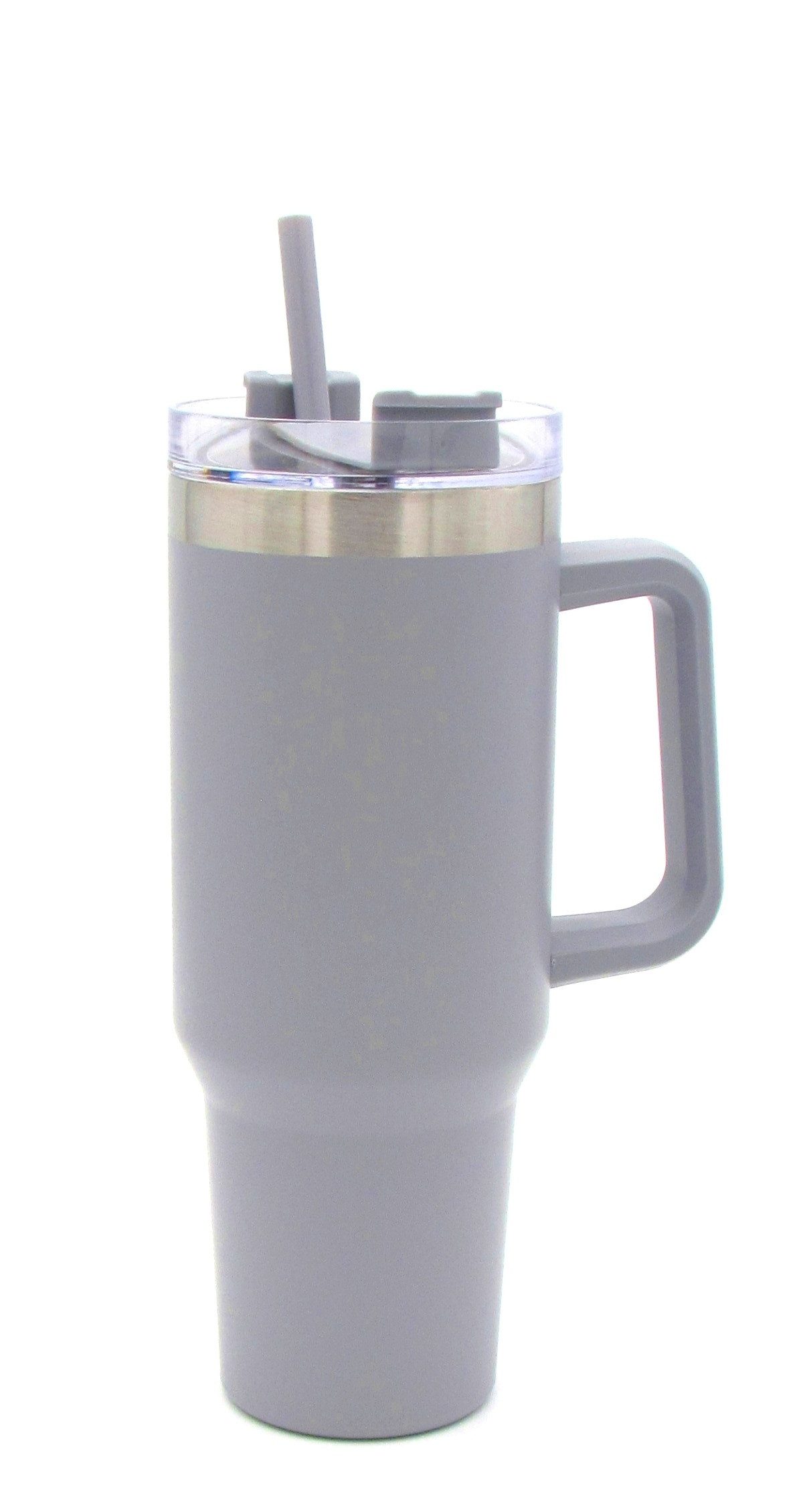 Michelino Thermoflasche To Go Doppelwandiger Thermobecher, für kalt und heiß inkl. Strohhalm Volumen ca. 1200ml