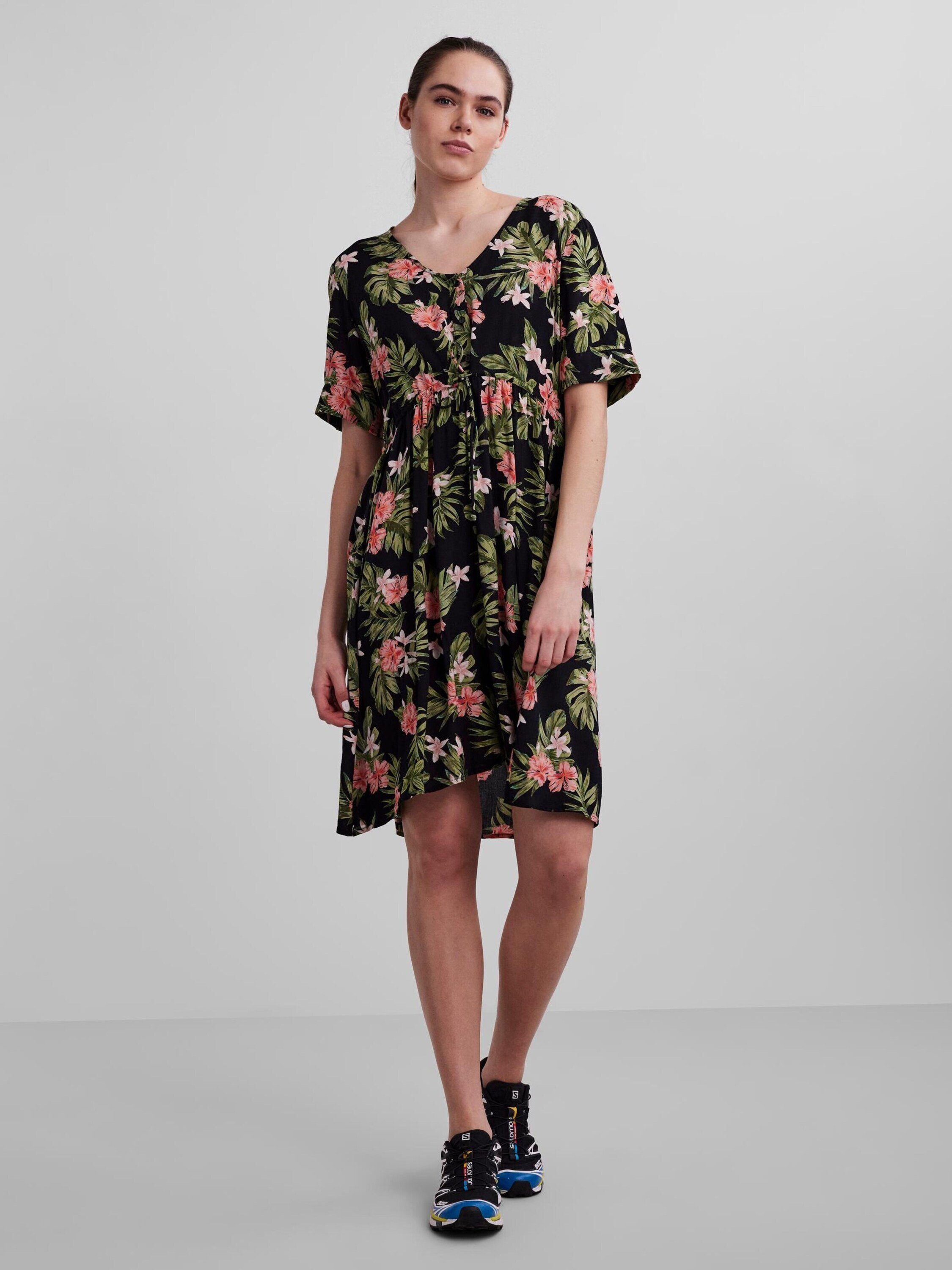 pieces Jerseykleid Nya (1-tlg) Drapiert/gerafft