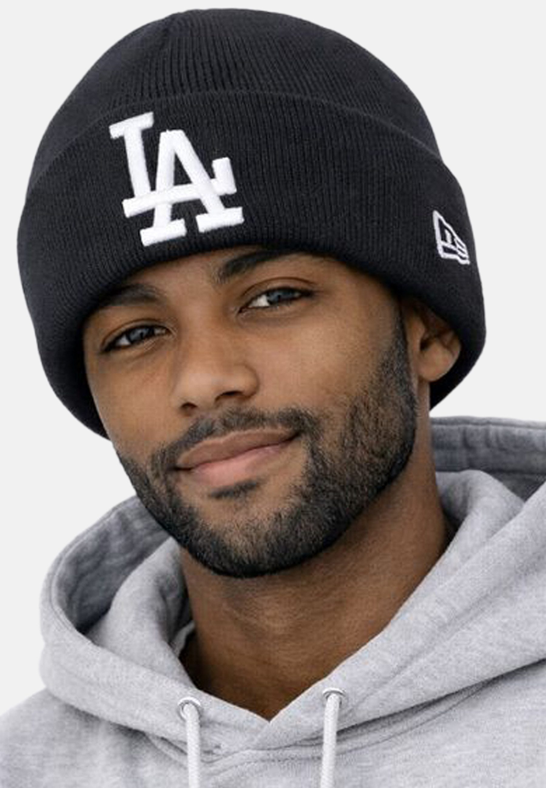 New Era Beanie Mlb Essential Cuff Knit Los An