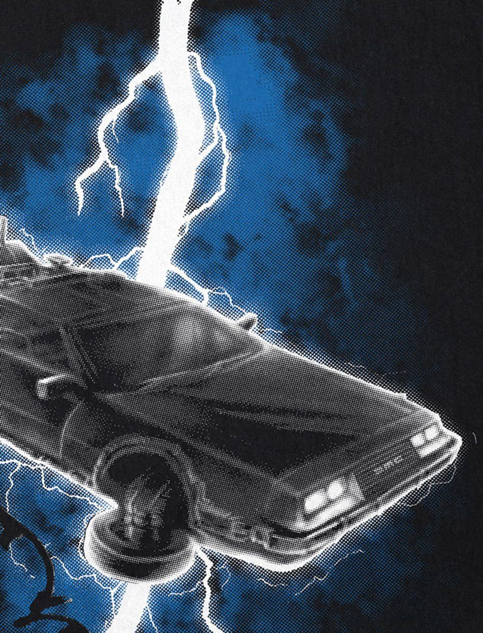 style3 T-Shirt Delorean Thunderstorm DMC-12 blitz zurück in die zukunft günstig online kaufen