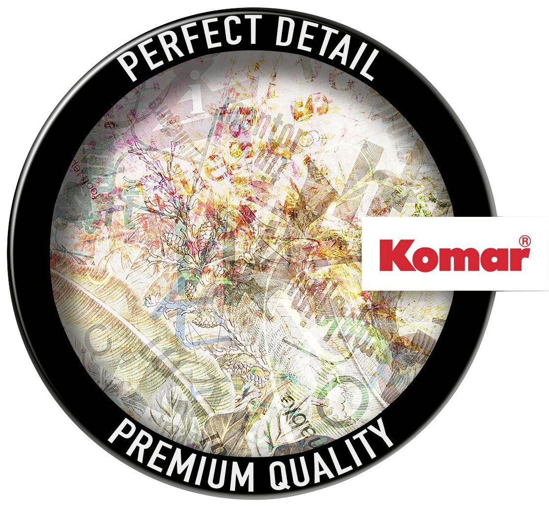 Komar Fototapete Vlies selbstklebend - Round Stories - Größe 125 x 125 cm, glatt, bedruckt, (1 St), Wohnzimmer, Schlafzimmer