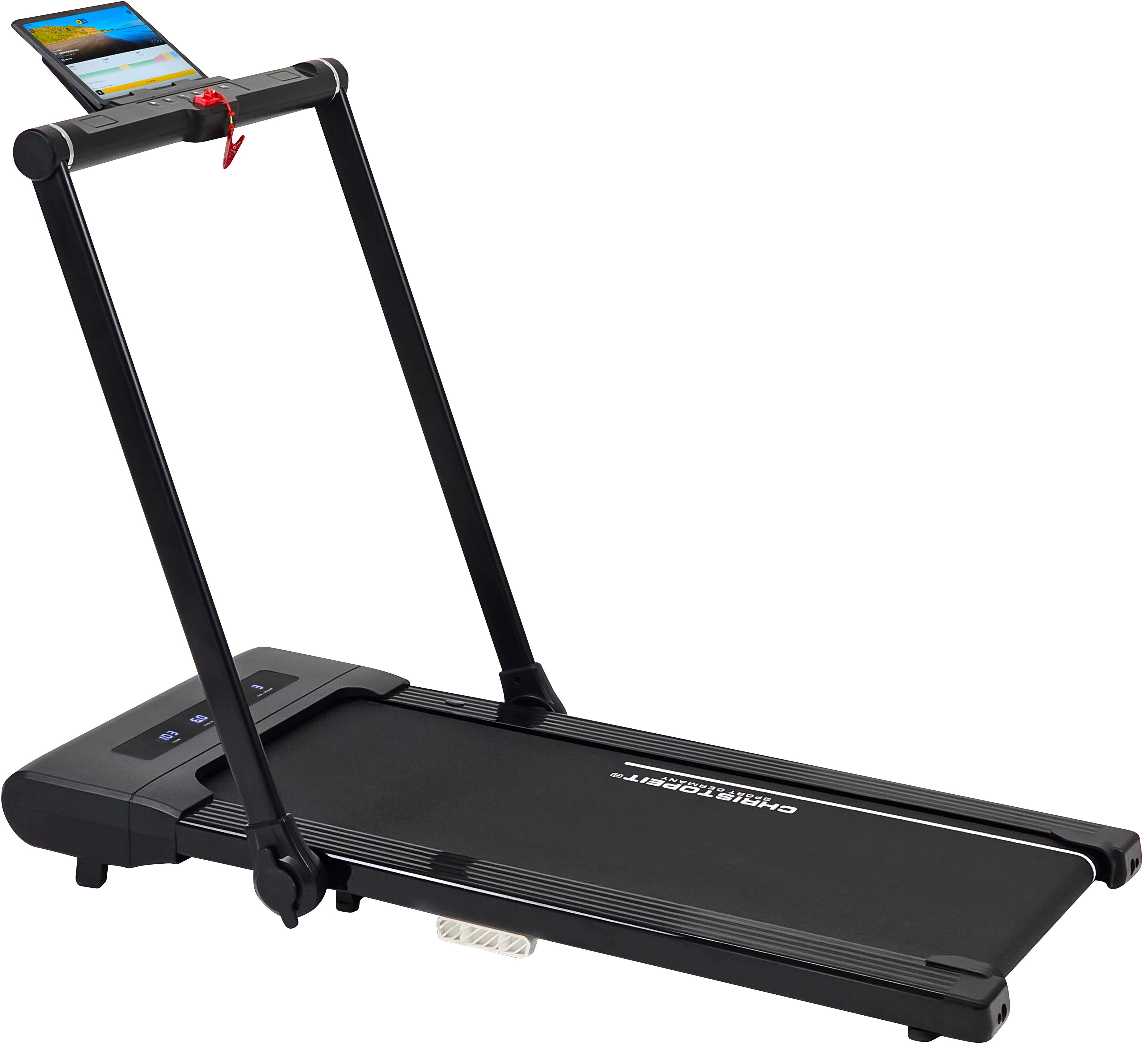 Christopeit Sport® Laufband Laufband Walk Run Pro 2 in 1 (1-tlg), bis max. 12 km/h, klappbar, 120 kg max. Benutzergewicht