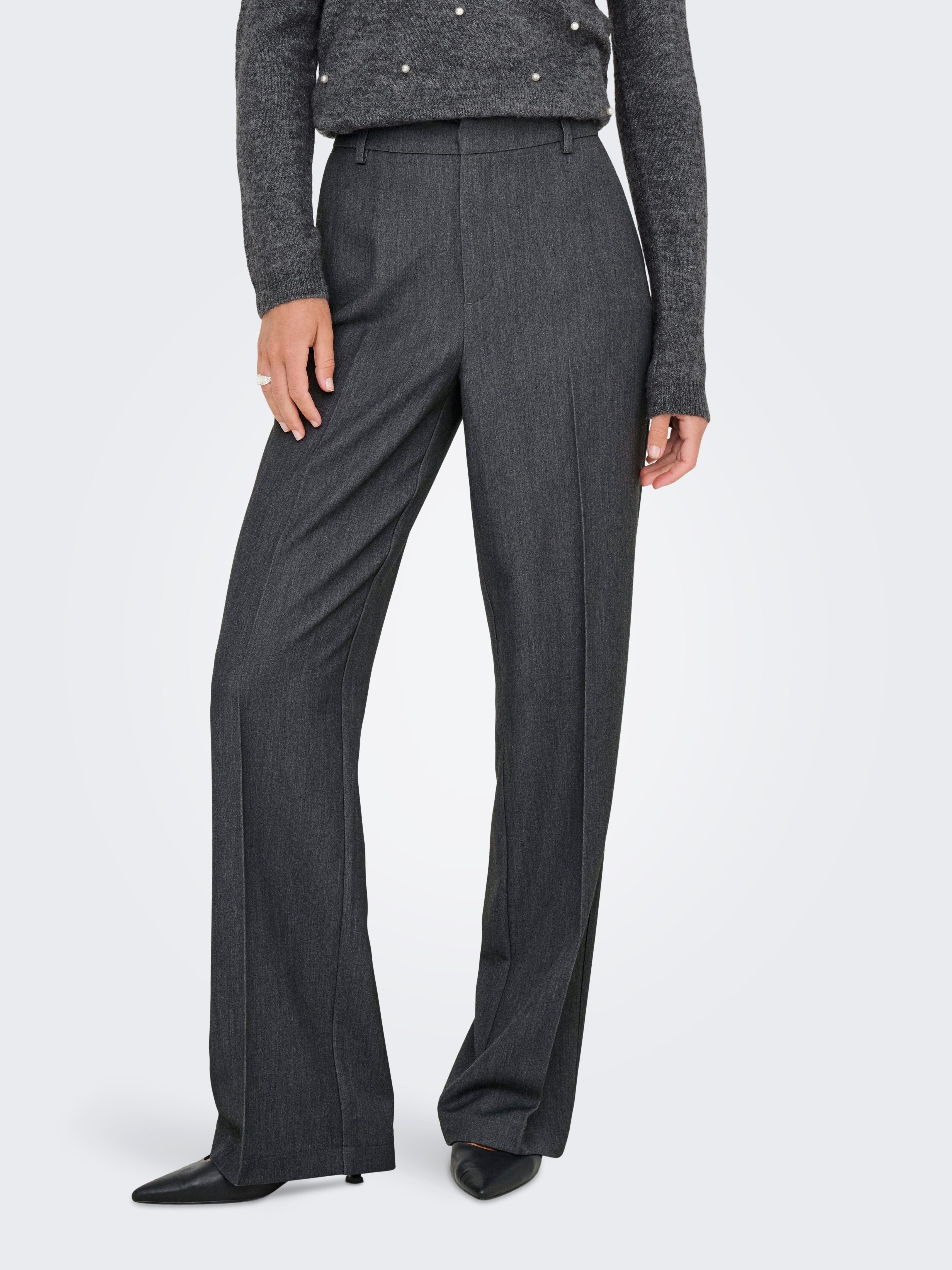 ONLY Anzughose ONLHATTIE-LANA HW W MEL PANT TLR NOOS Materialmix