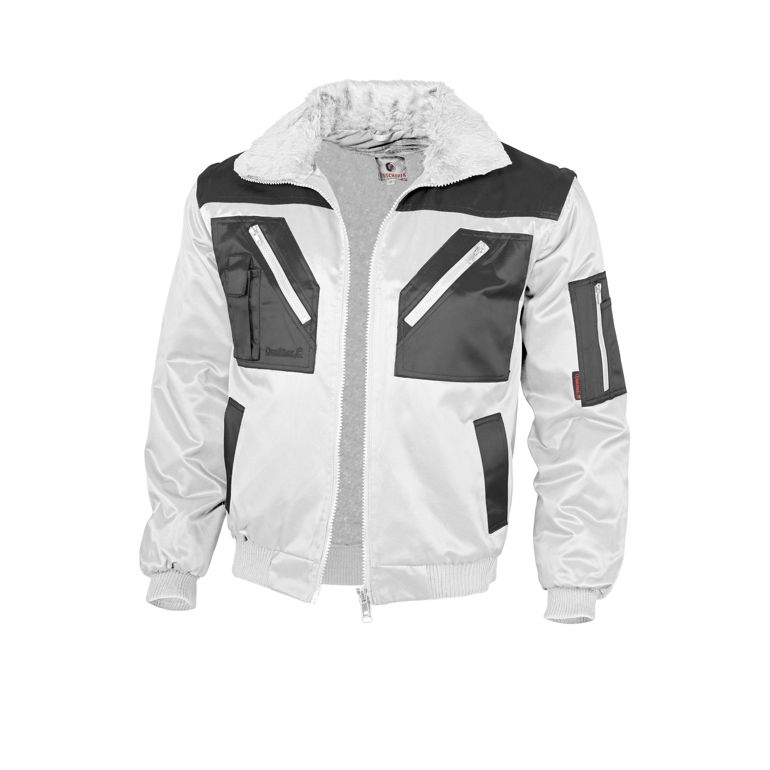 Qualitex Workwear Pilotenjacke modische 4-in-1 Arbeitsjacke günstig online kaufen
