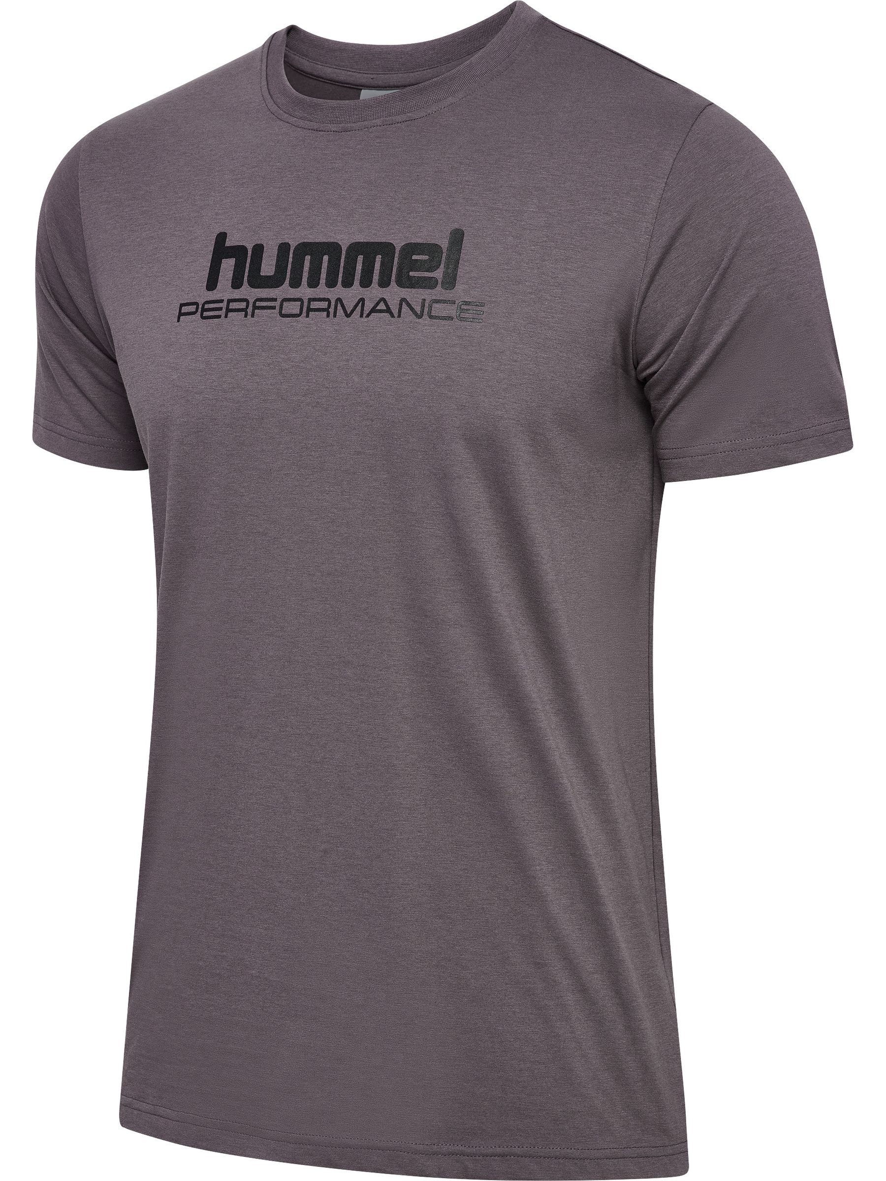 hummel T-Shirt Modernes Design Fotoprint Rundhals Regular Fit Sportlich (1-tlg) hmlPULSE GRAPHIC T-SHIRT S/S