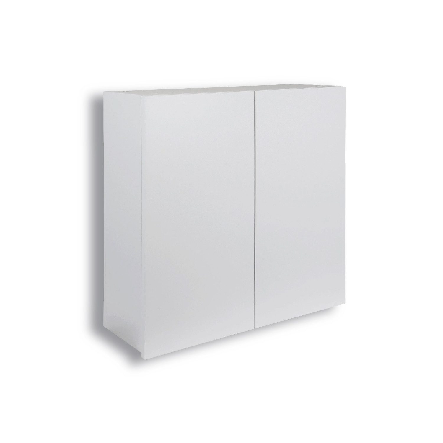 Stabilo Sanitär Hängeschrank Hängeschrank Weiß mit Flügeltüren 60 cm breite (1-St) Hängeschrank mit Flügeltüren
