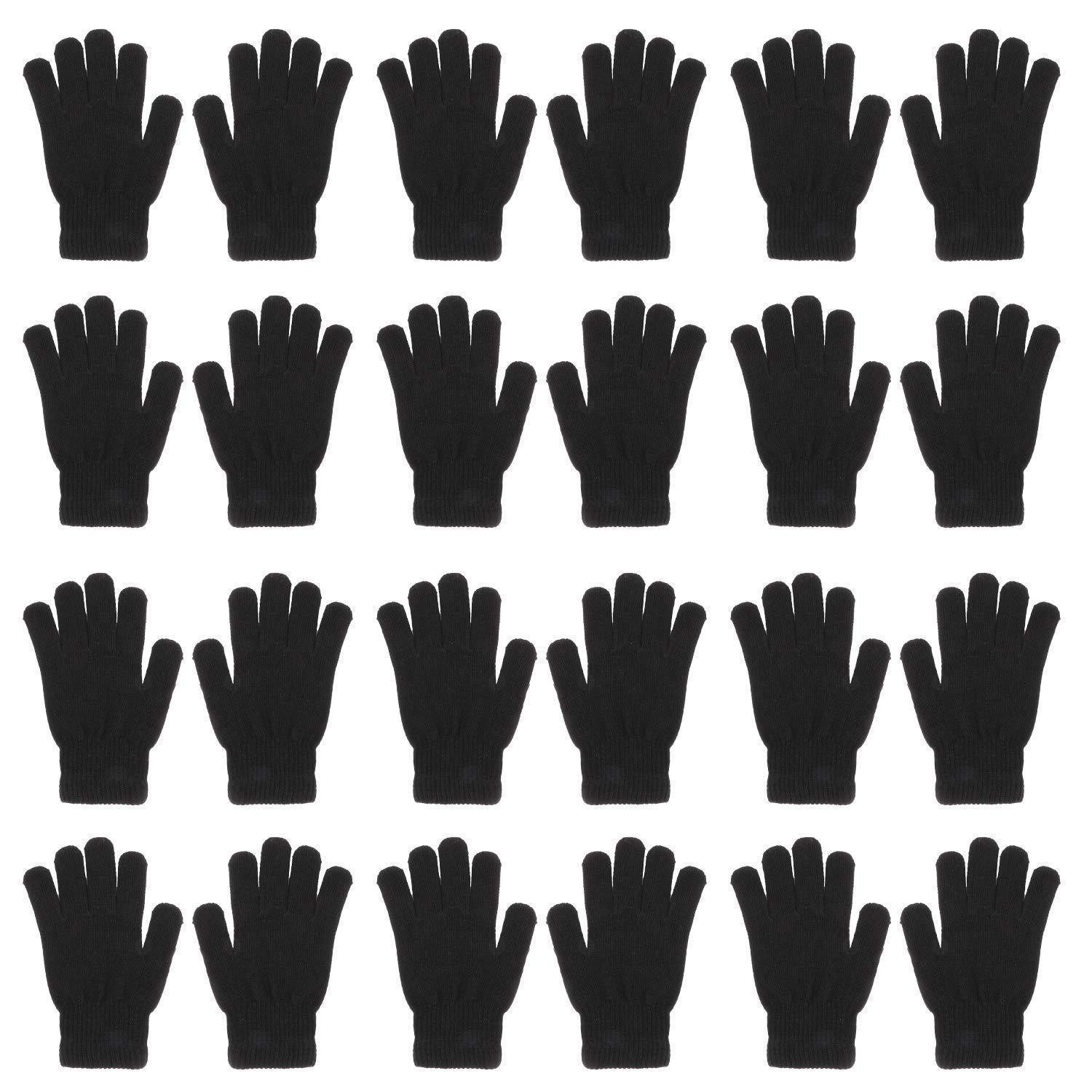 LuxusKollektion Thermohandschuhe Winterhandschuhe gestrickt Damen Herren (12-St)