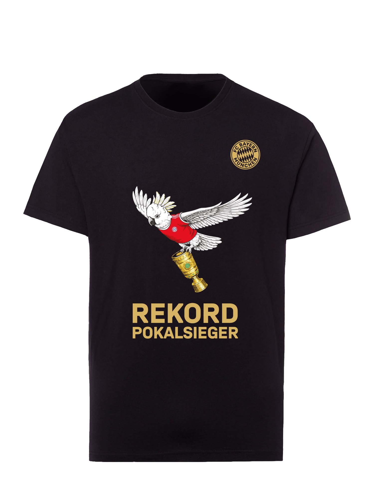 adidas Performance T-Shirt FC Bayern München, T-Shirt DFB-Pokalsieger 2026, Kinder, Schwarz