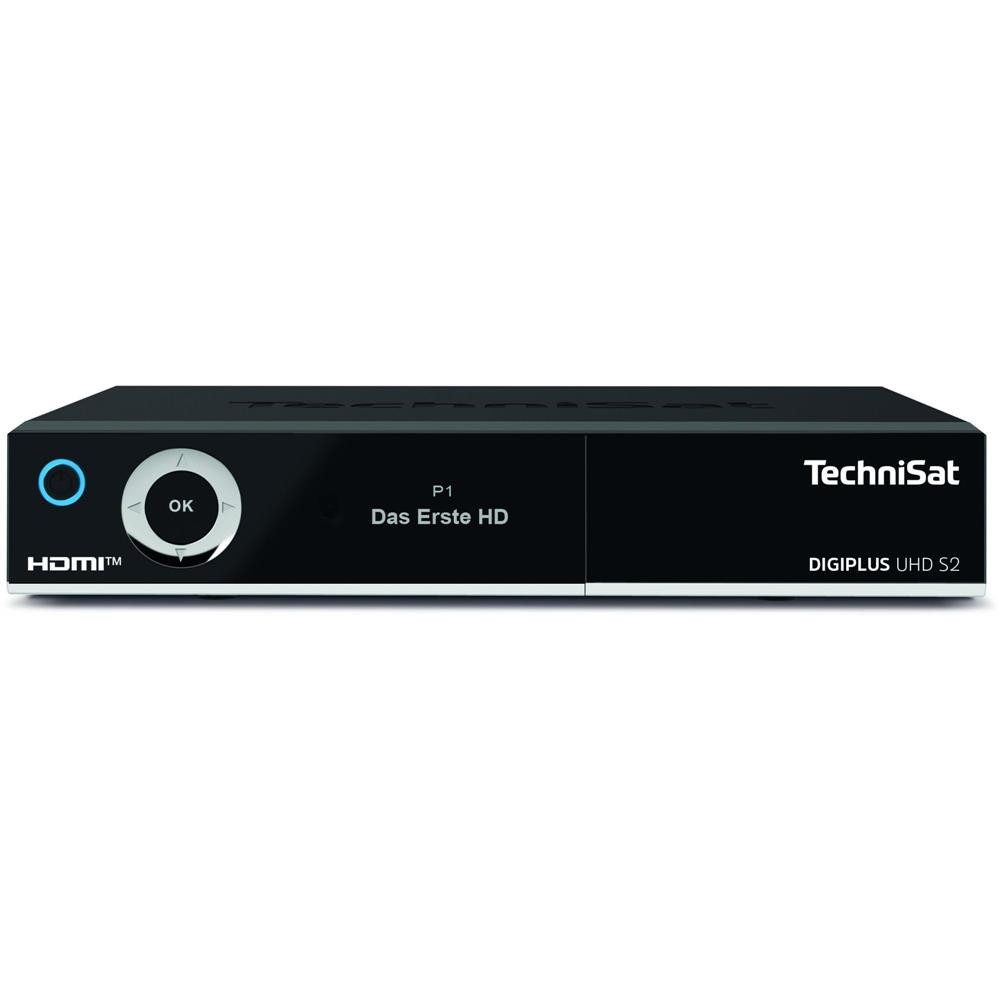 TechniSat DIGIPLUS UHD S2, schwarz SAT-Receiver (4K, TwinTuner, OLE... SAT-Receiver