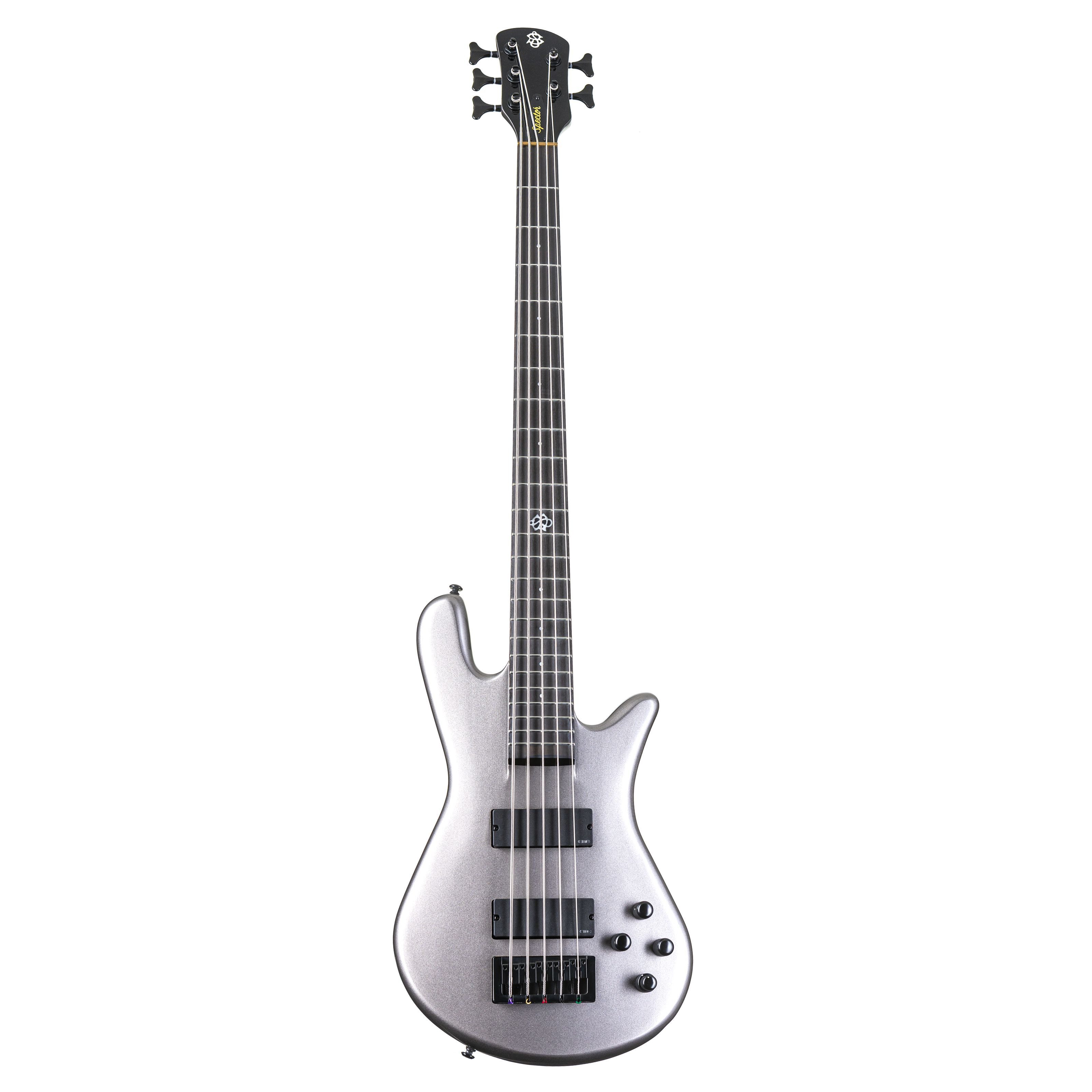 Spector E-Bass, E-Bässe, 5-Saiter E-Bässe, NS Ethos HP 5 Gunmetal Gloss - E-Bass
