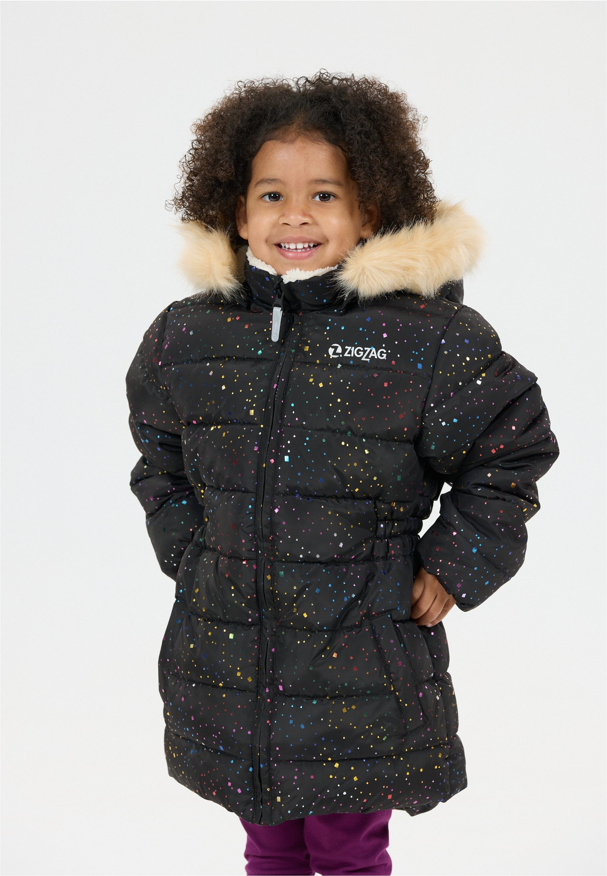 ZIGZAG Steppjacke Astrid mit abnehmbarer Kapuze