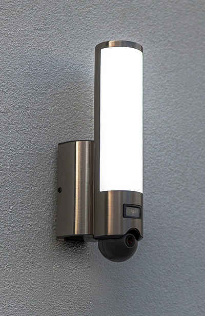 LUTEC Smarte LED-Leuchte ELARA, LED fest integriert, Smart-Home Kameraleuchte