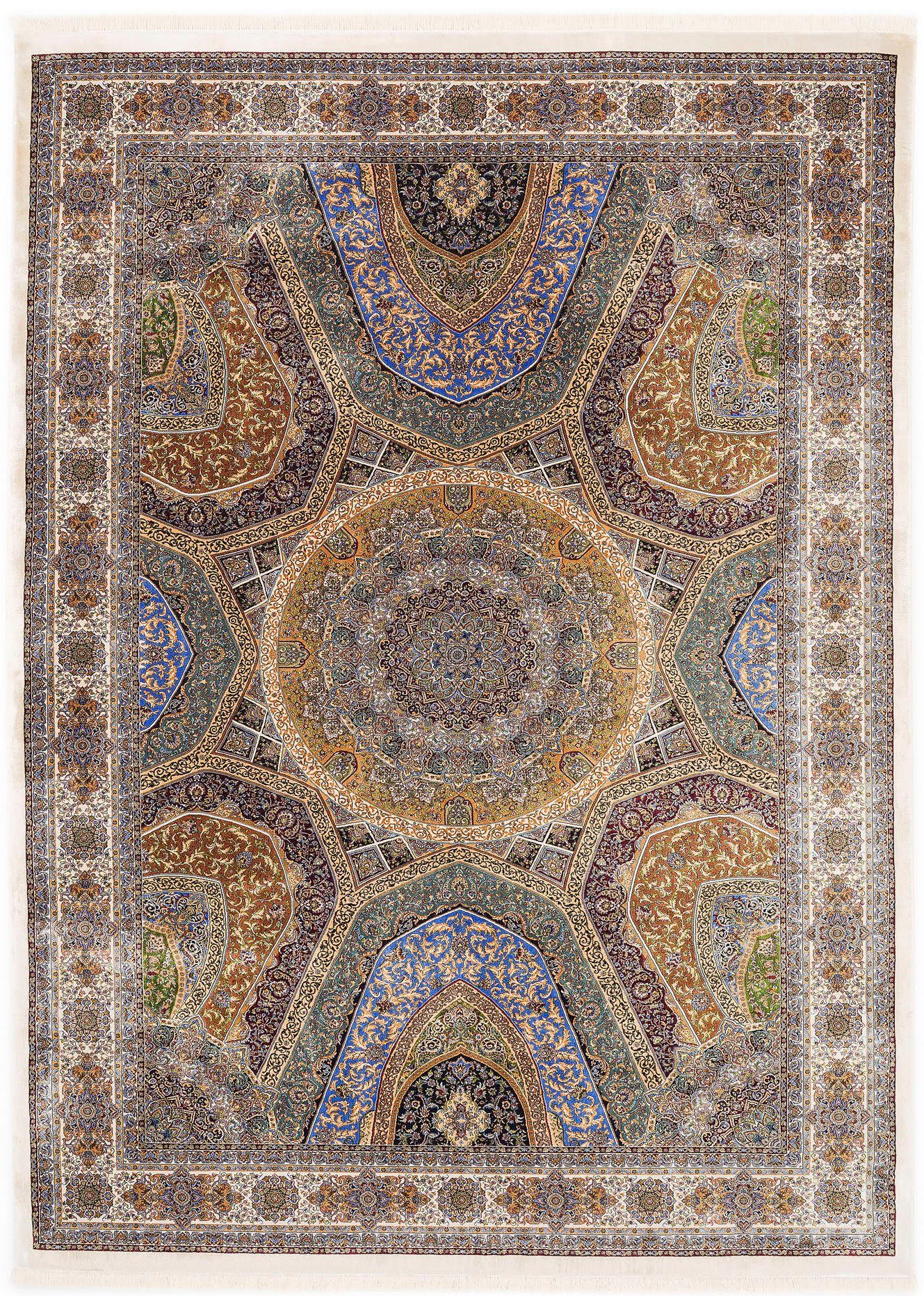 OCI DIE TEPPICHMARKE Teppich SILK LINE SHAH ABBAS, rechteckig, Höhe: 5 mm, Wohnzimmer