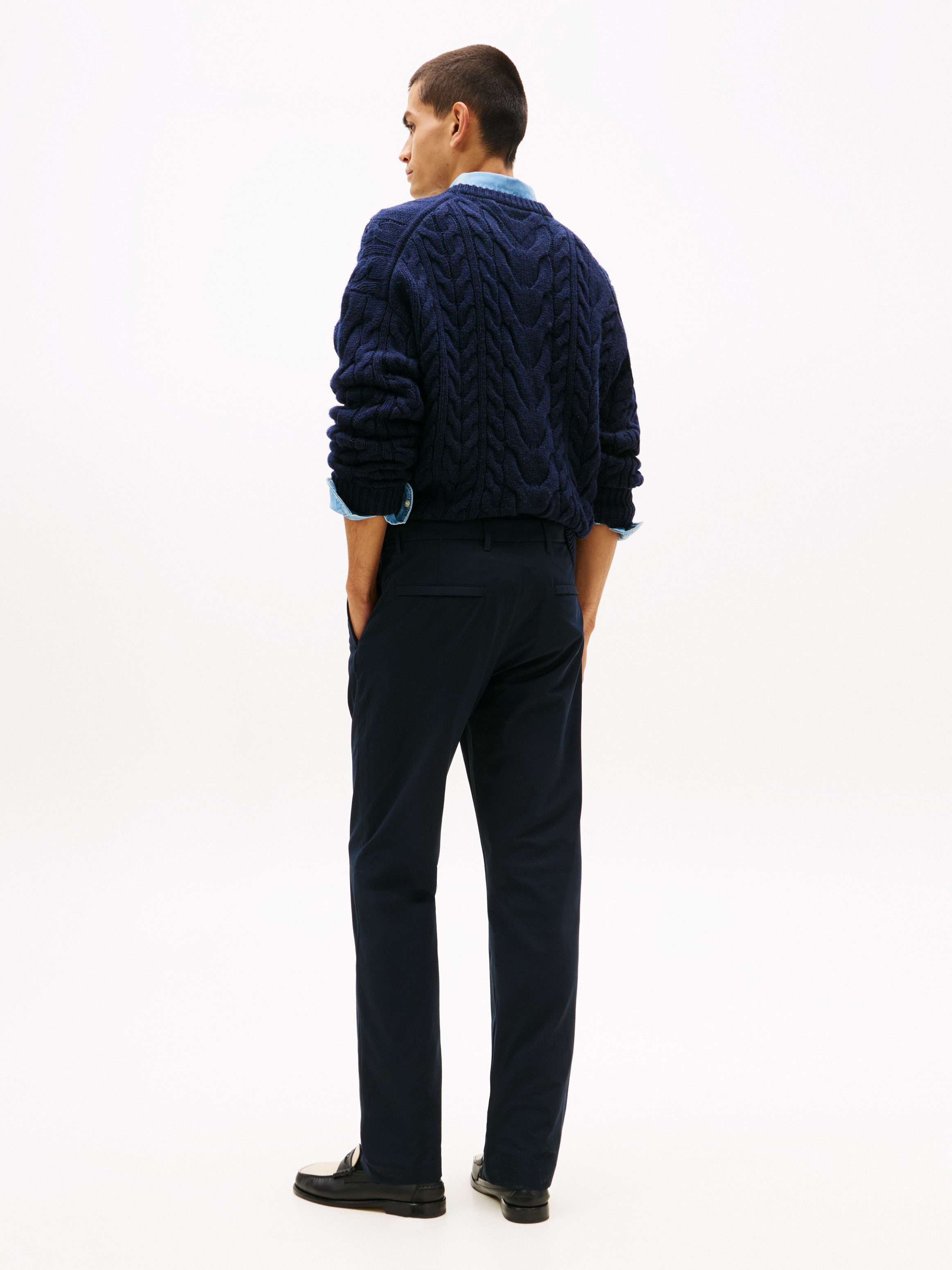 Tommy Hilfiger Chinohose DENTON feuchtigkeitsableitend, Straight Fit
