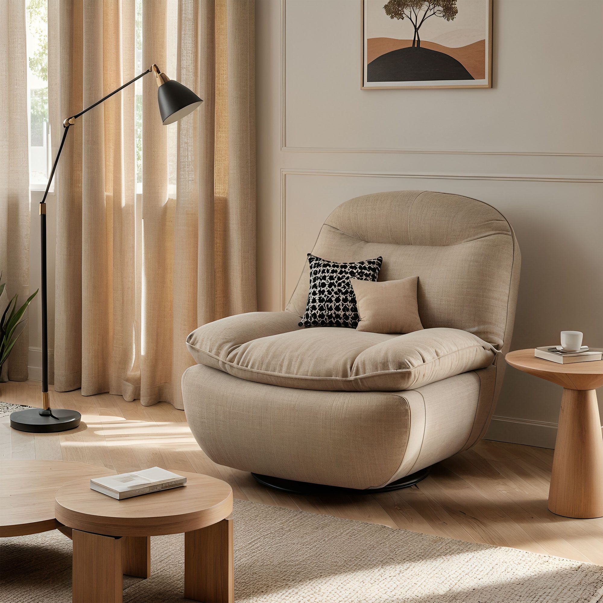 FLEXISPOT Sessel Schaukelsessel gemütlicher TV-Sessel, Relaxsessel (Verstec günstig online kaufen