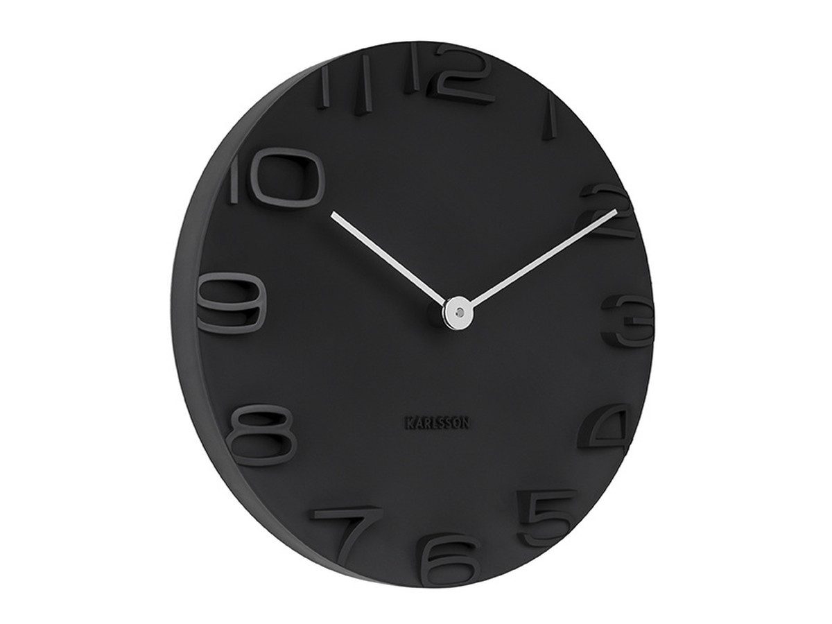 Karlsson Wanduhr Wanduhr EDGE, Ø 42 cm