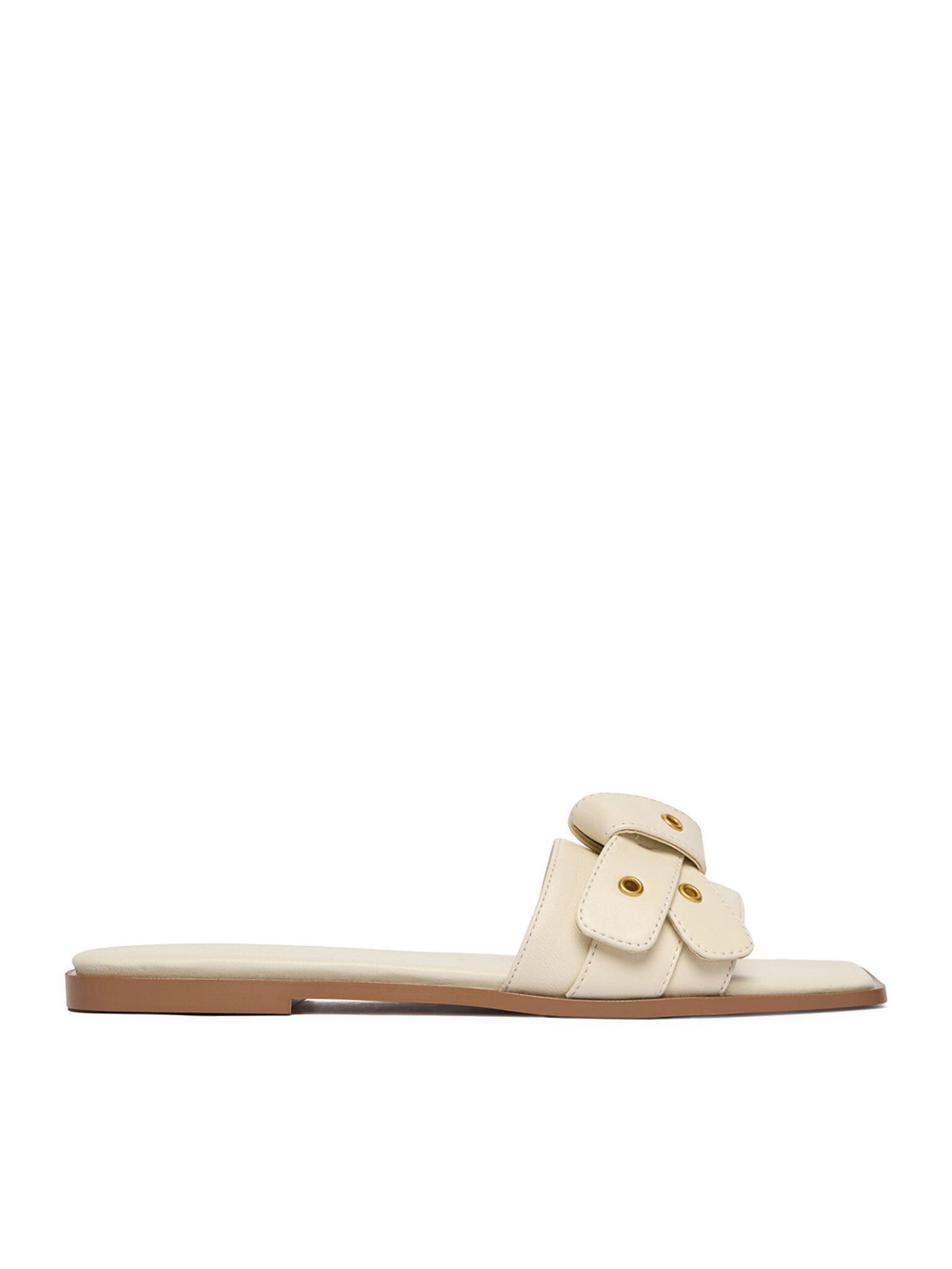 Badura Badura Damen Flip-Flops Écru Badura-EO-ANDI-V2230-63 Weiß Badepantolette