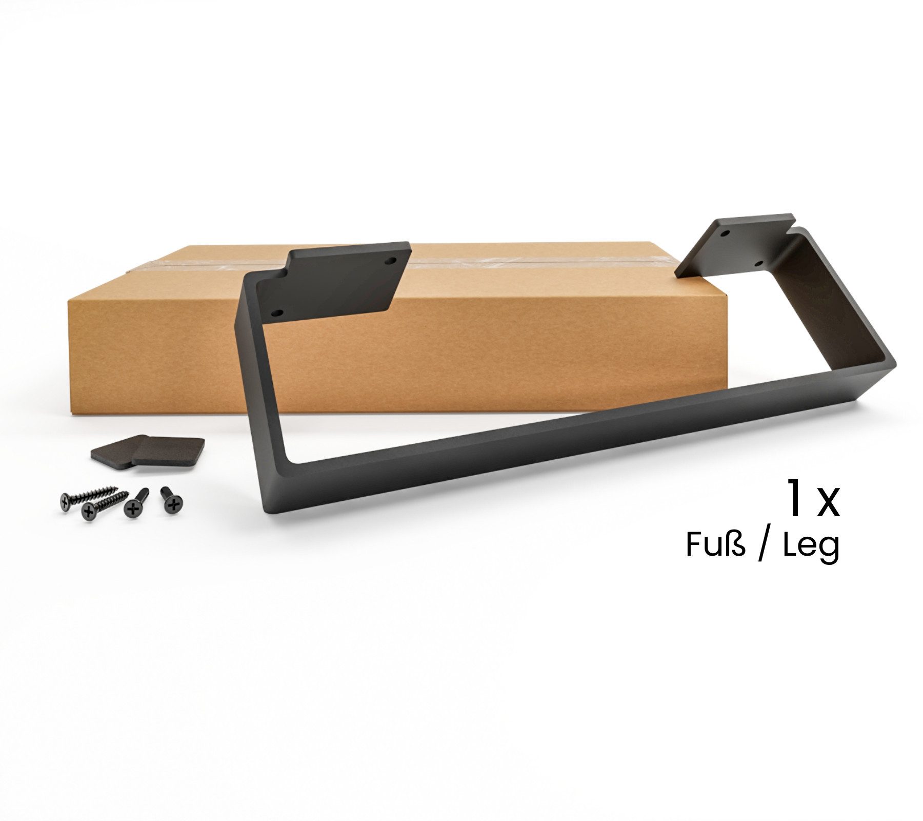 HEVVA Möbelfuß Möbelfüße LUXEMBURG - 7 Größen 20-50 cm - Kommodenbeine, Schrankfüße, (Set-Option: Sie können entweder 1 Stück oder ein Set von 2 Stück kaufen)