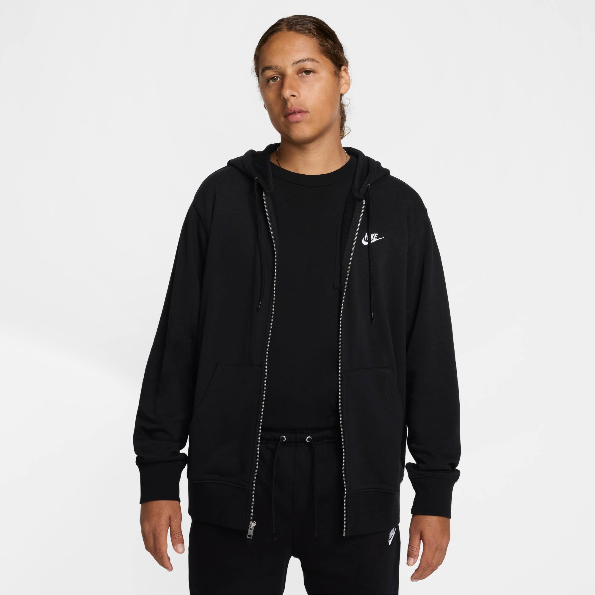 Nike Sportswear Kapuzensweatshirt M NK CLUB FT FZ HOODIE (1-tlg)