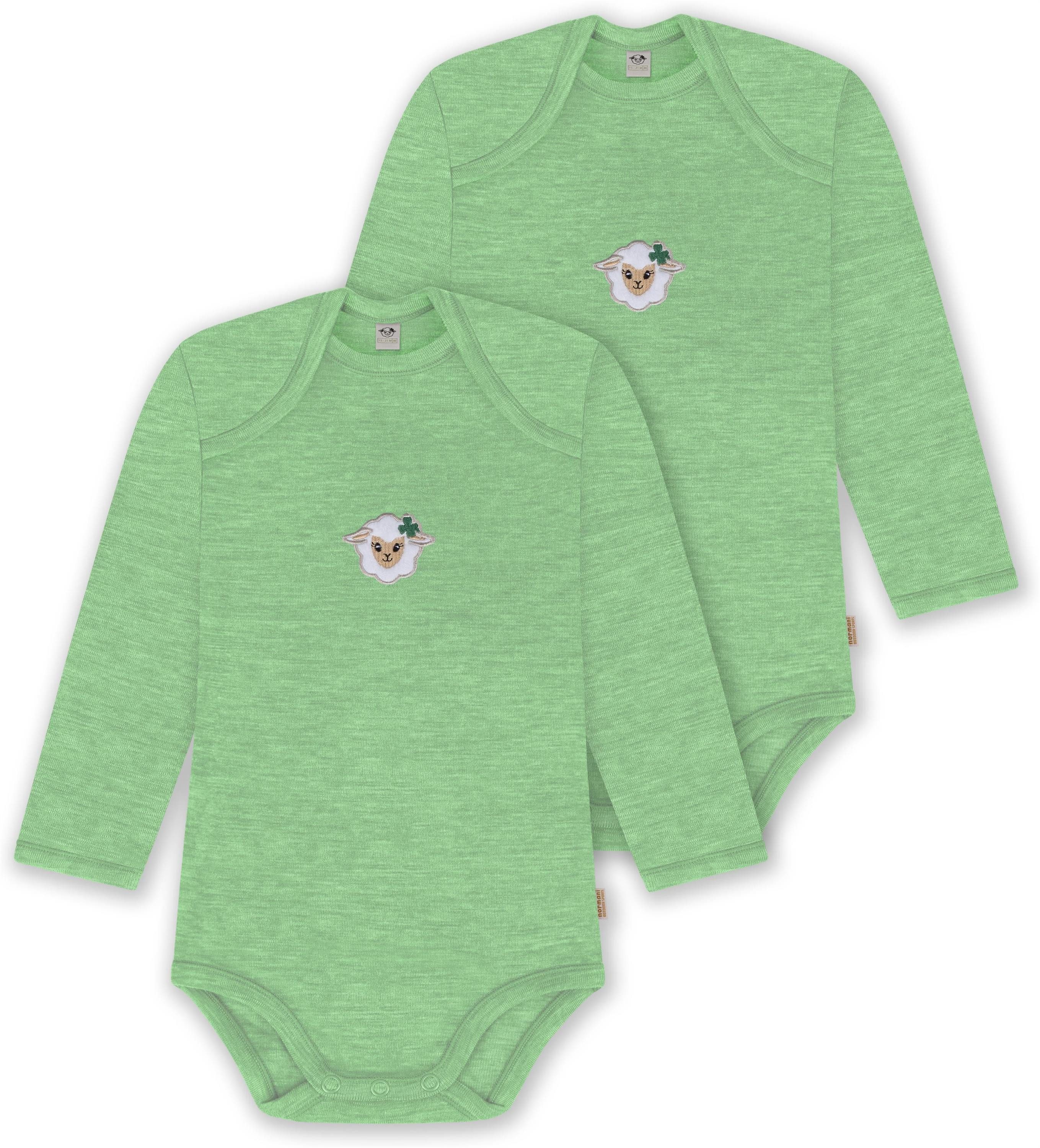 Langarmwickelbody 2er Pack Baby Merino Body Langarm Auckland