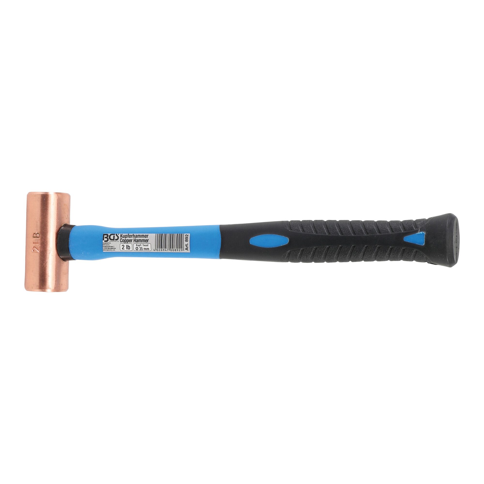 BGS technic Hammer BGS Kupferhammer 907 g (2 lb) -Kopf