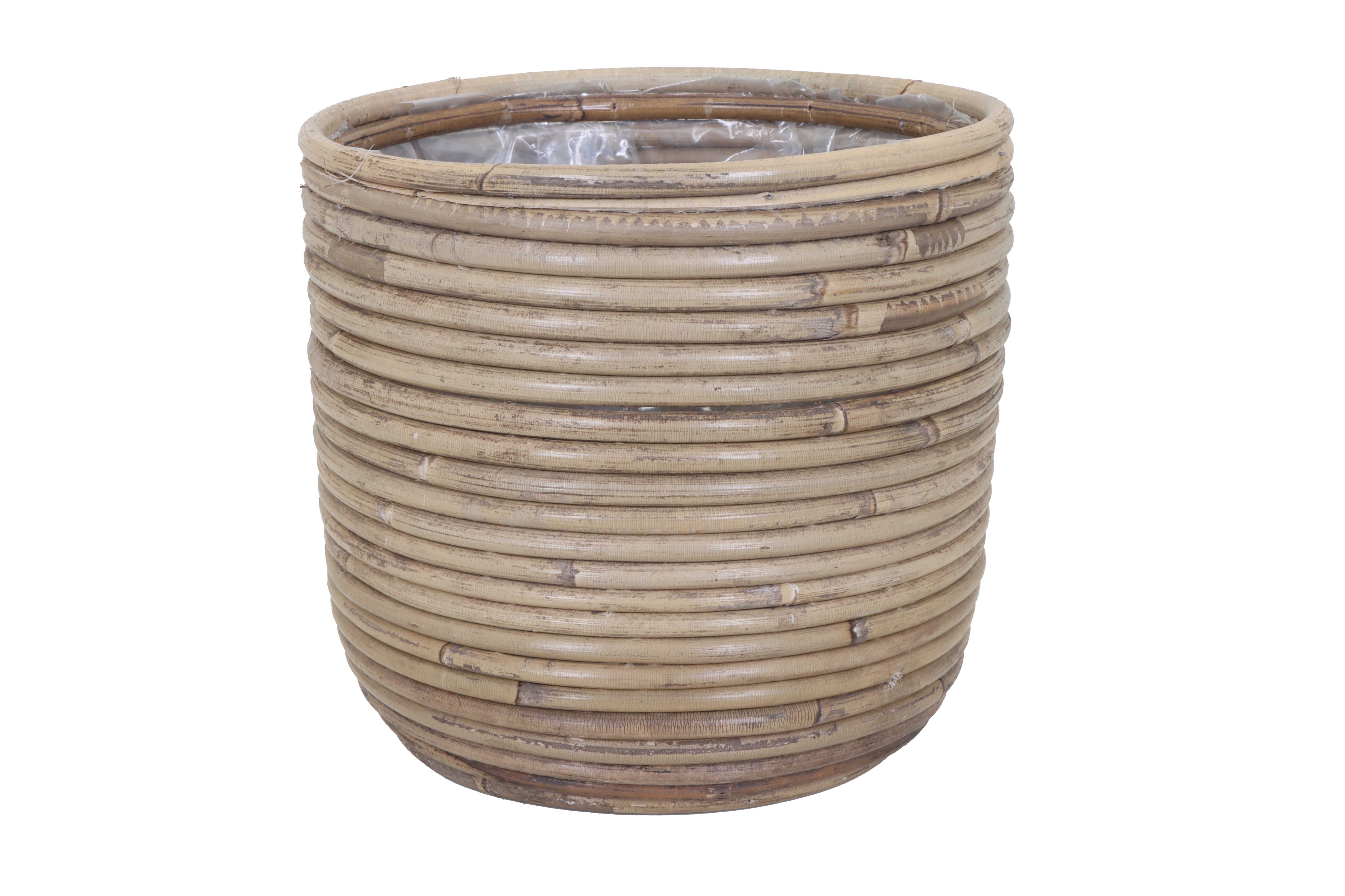 Übertopf aus Naturrattan