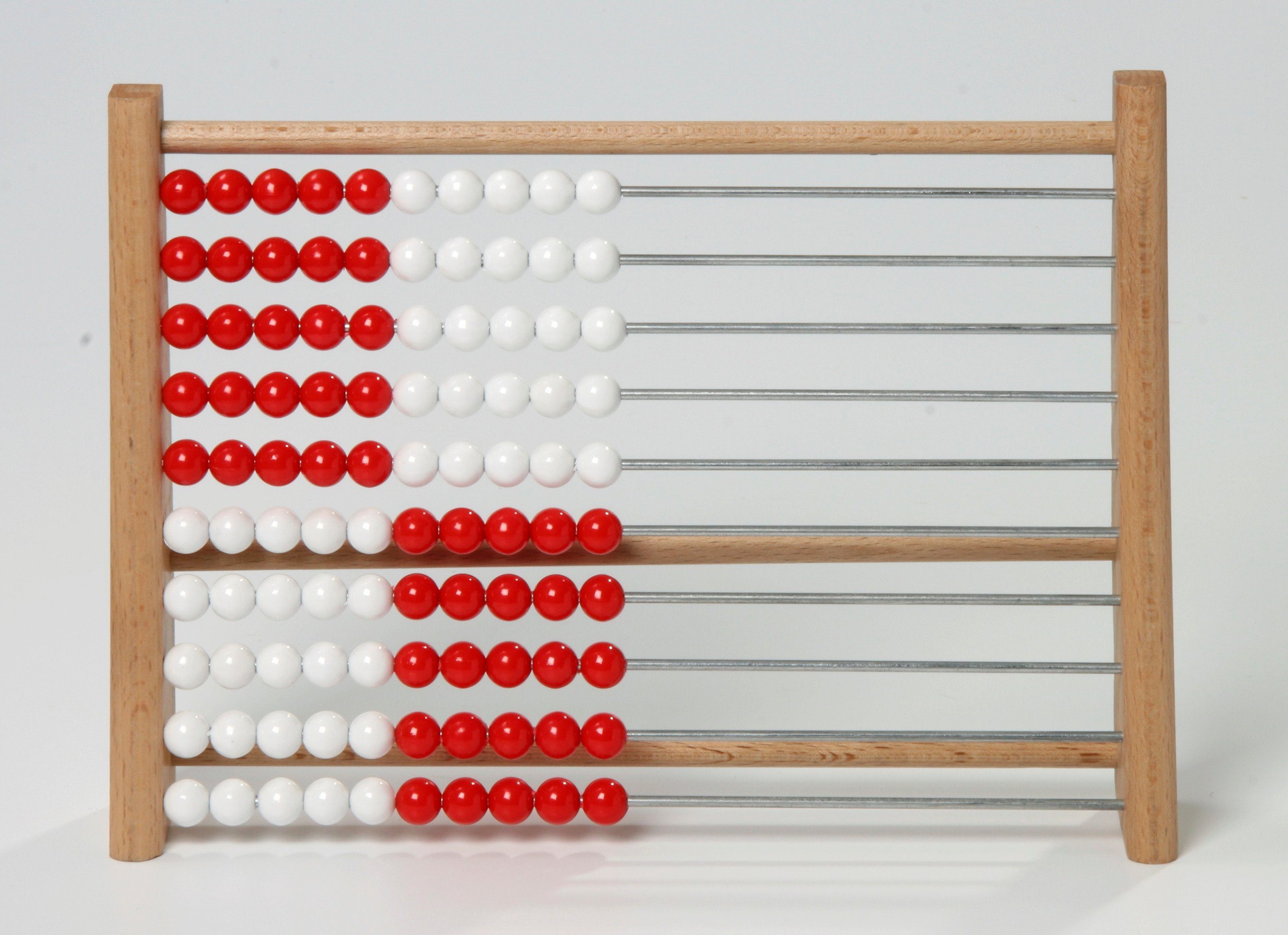 Betzold Lernspielzeug Schüler-Rechenrahmen ZR bis 100 – Lernhilfe für Mathematik