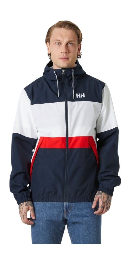 Helly Hansen Regenjacke Koster Rain (wasserdicht) navyblau/weiss Herren