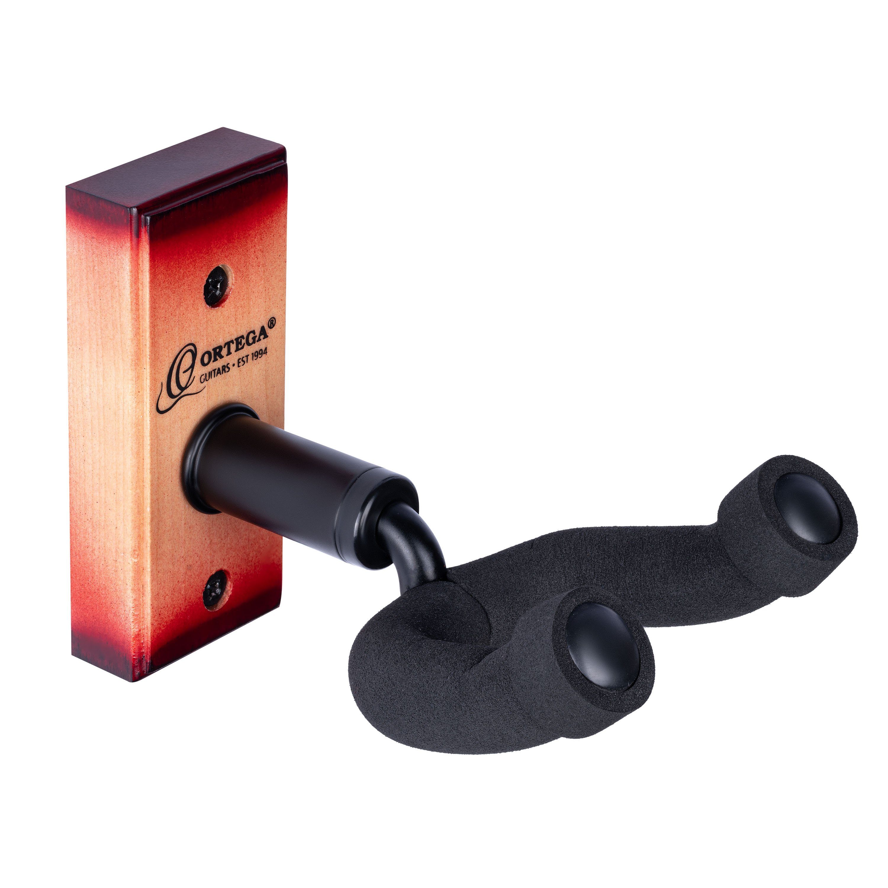 ORTEGA Guitars Gitarrenständer Wandhalterung für Gitarre/Ukulele, Naturholzkorpus