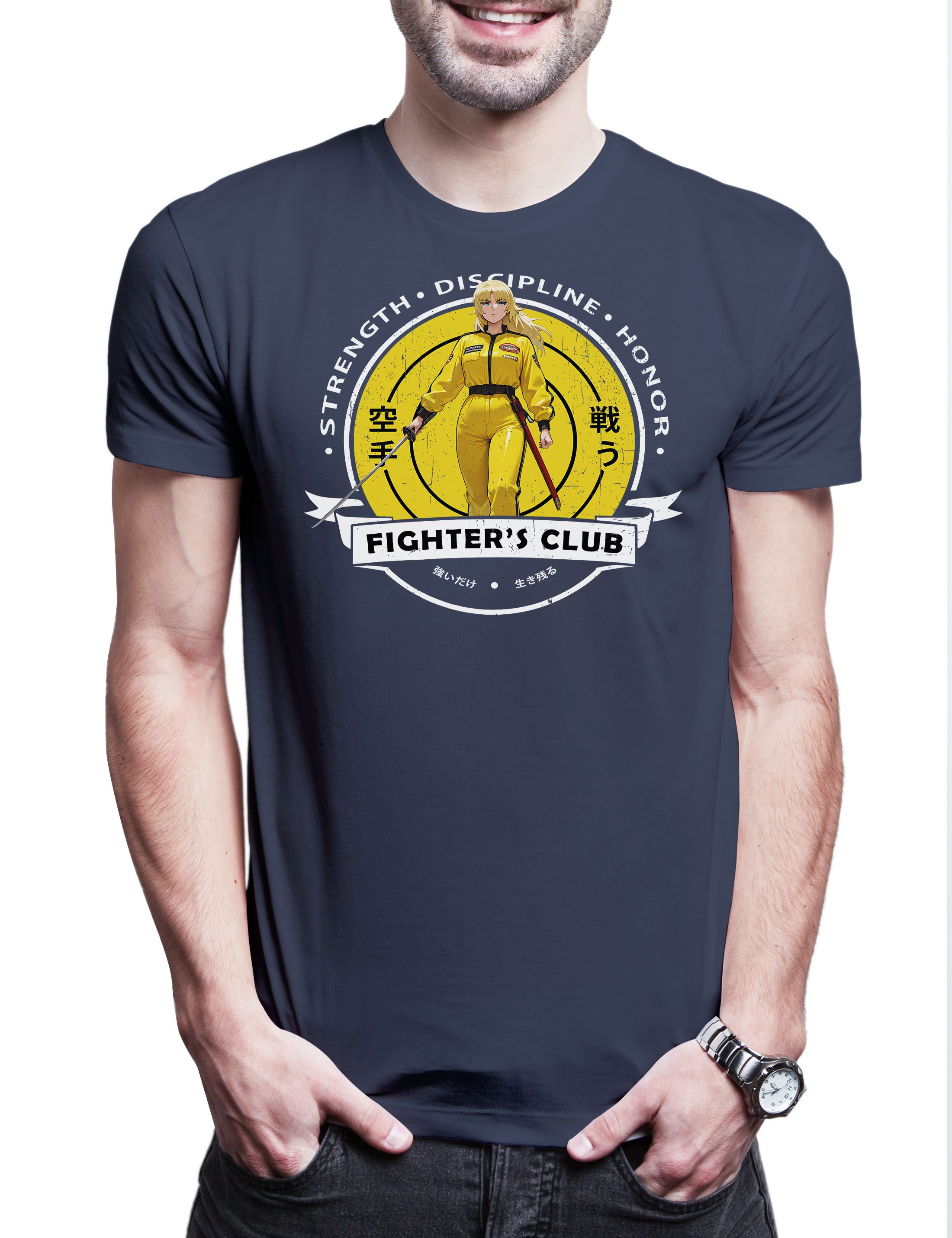 Print-Shirt Fighter's Club Bill II Herren T-Shirt Eastern Kill Martial Arts