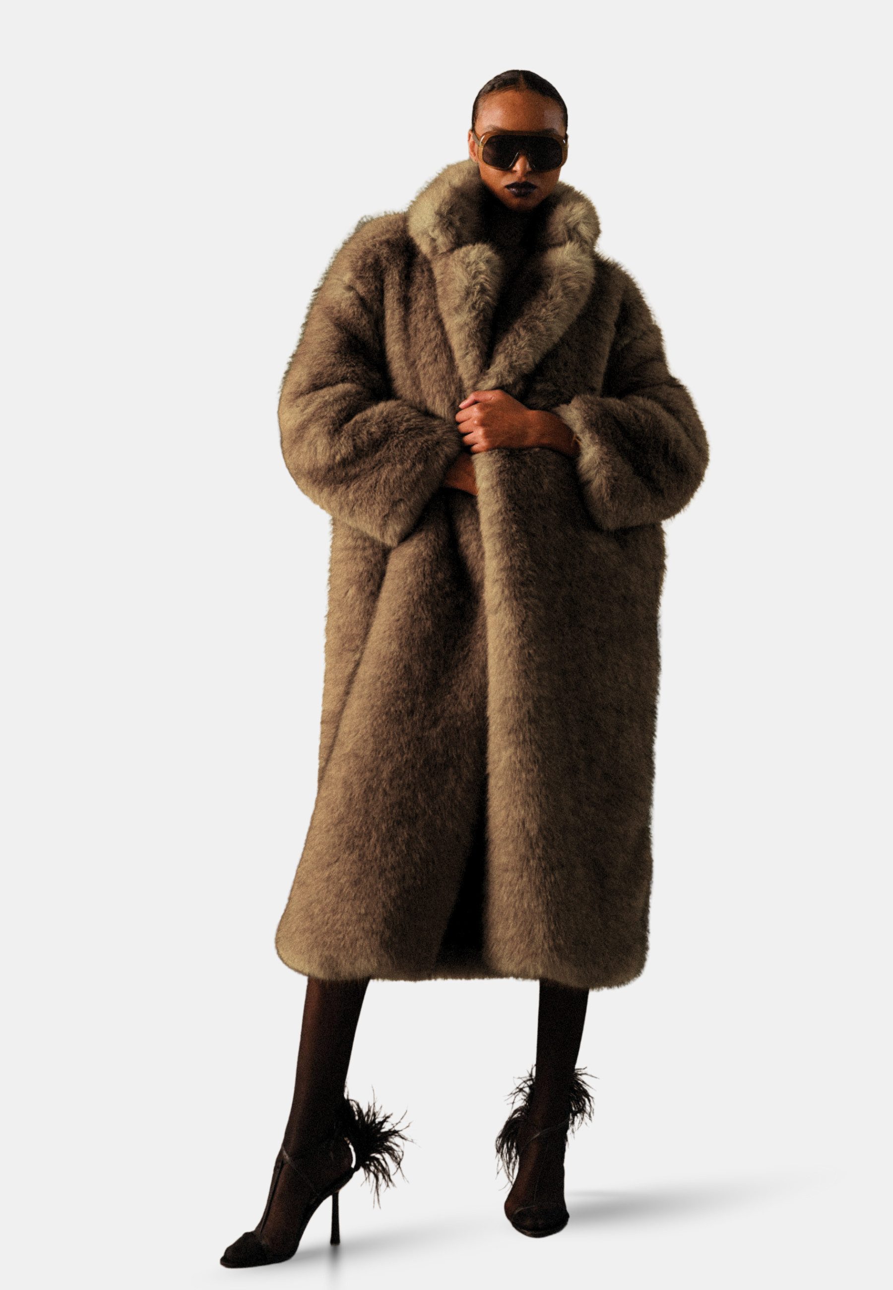 RICANO Fellimitatmantel Agata Handgefertigt aus hochwertigem günstig online kaufen