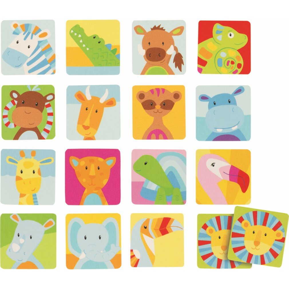 goki Spiel Safari Gedächtnisspiel aus Holz