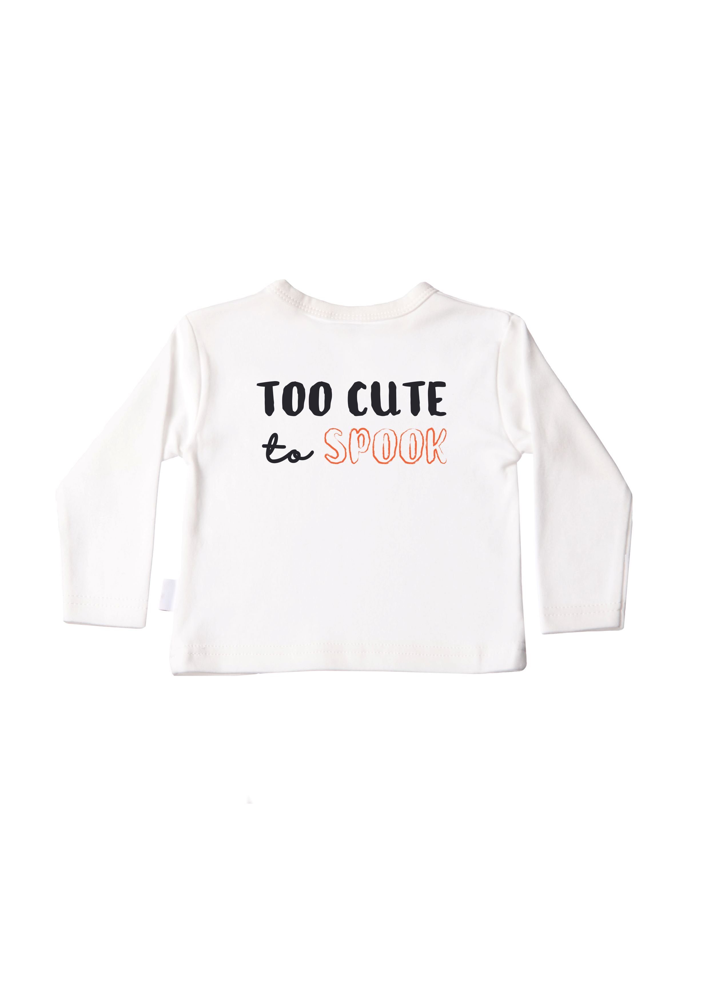 Liliput Langarmshirt der Cute Schulter Druckknöpfen mit und To Too Backprint Spook auf