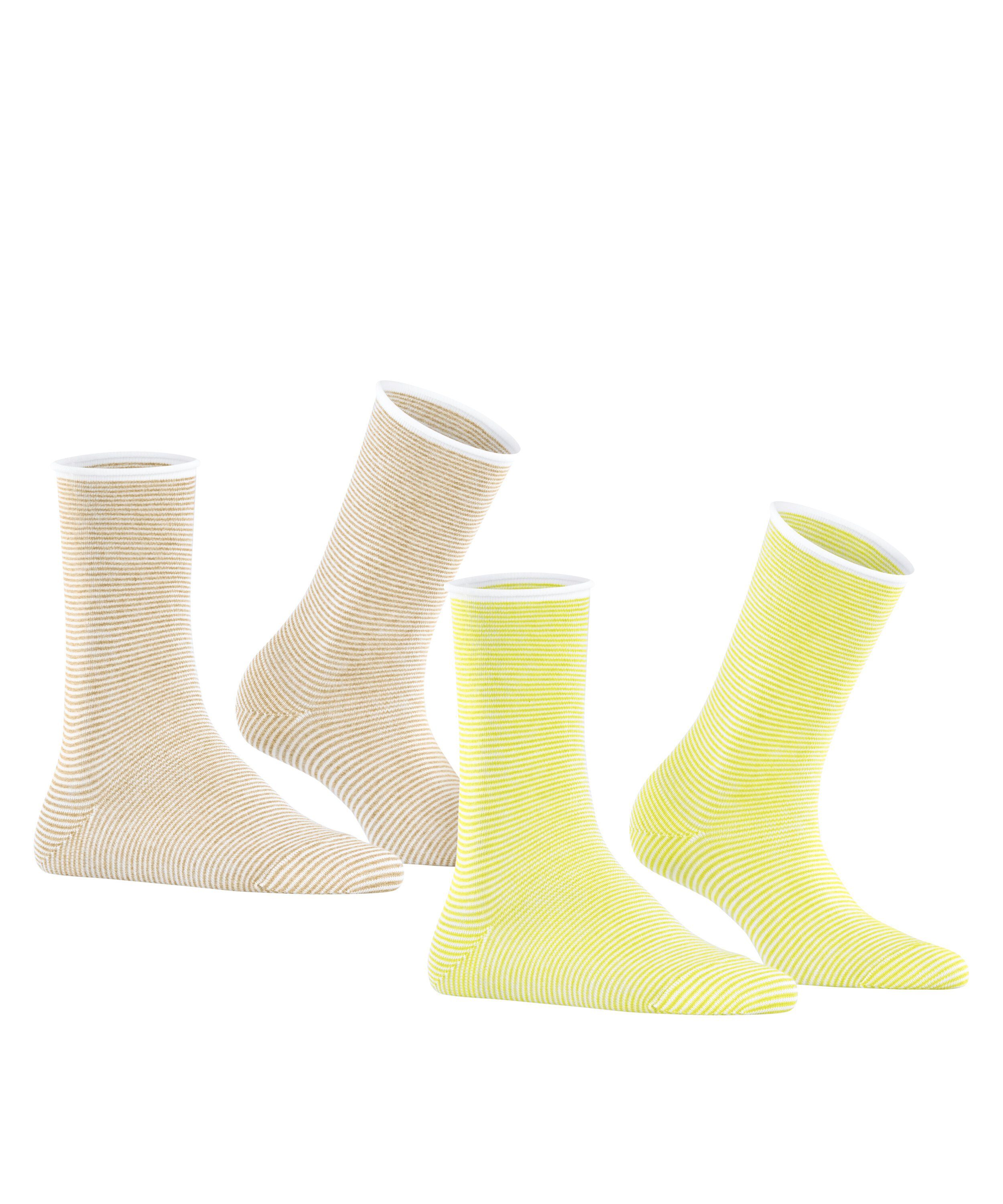 Esprit Socken Allover Stripe sortiment 2-Pack (0030) (2-Paar)